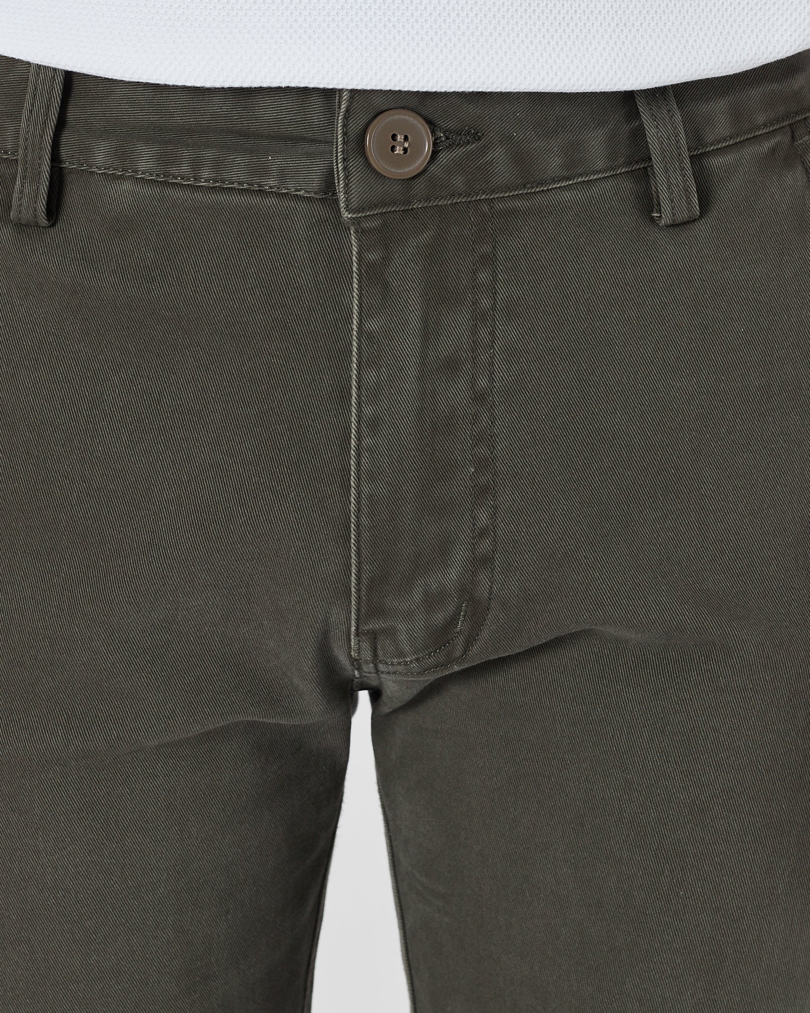 HUG Straight Fit Men Dark Green Khaki Pants 25.90