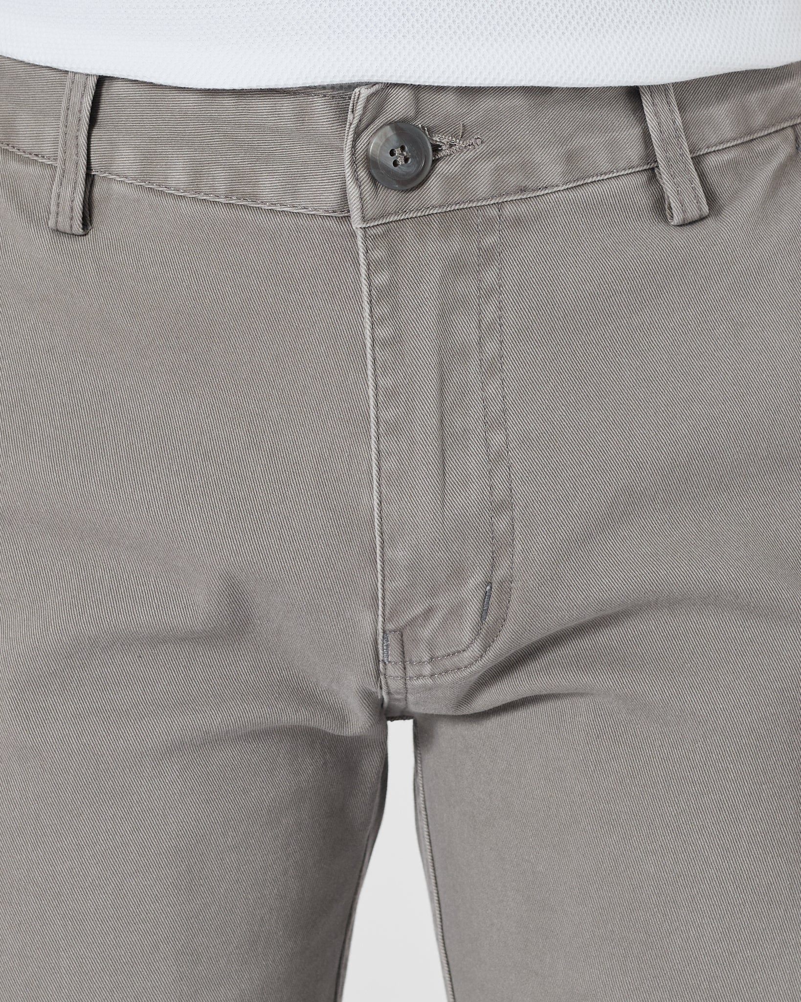 HUG Straight Fit Men Grey Khaki Pants 25.90