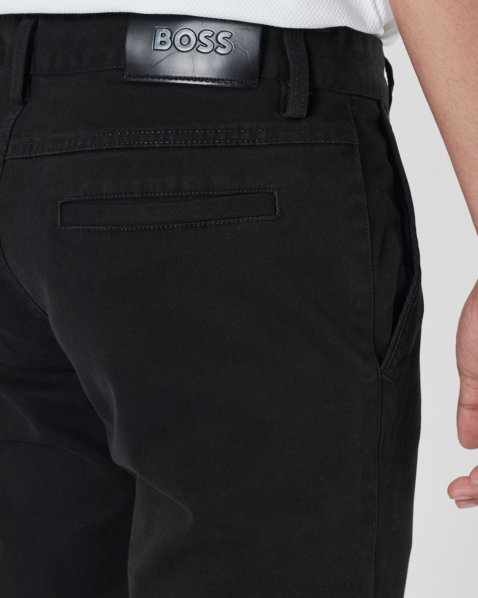 HUG Straight Fit Men Black Khaki Pants 25.90