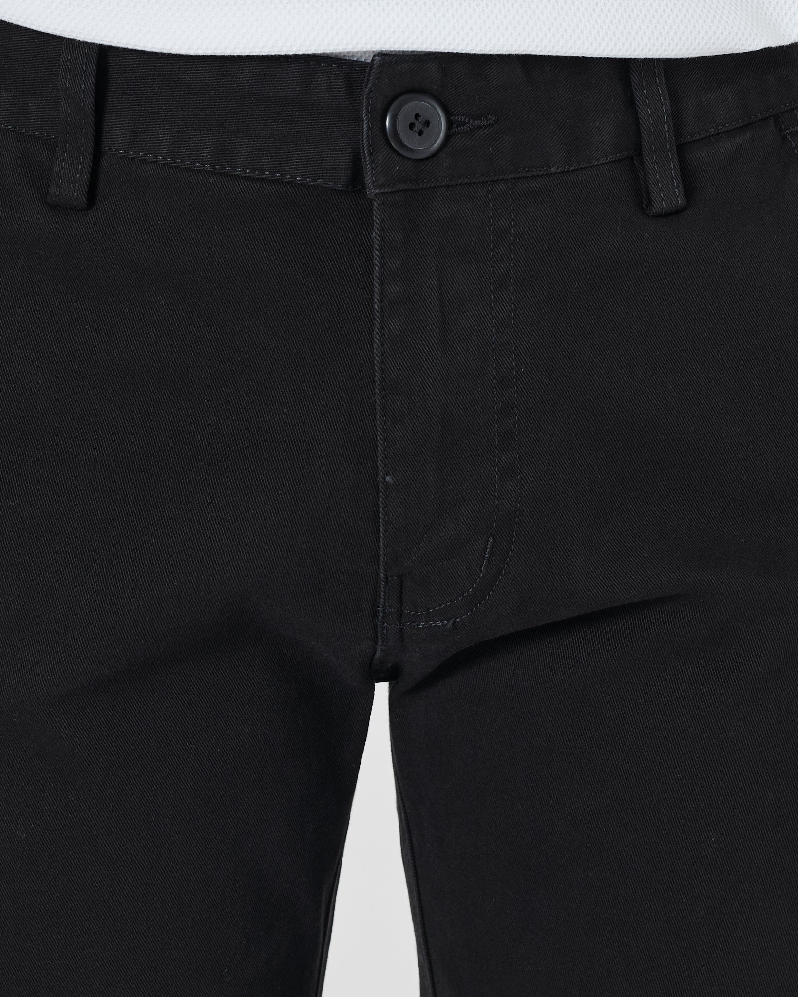 HUG Straight Fit Men Black Khaki Pants 25.90
