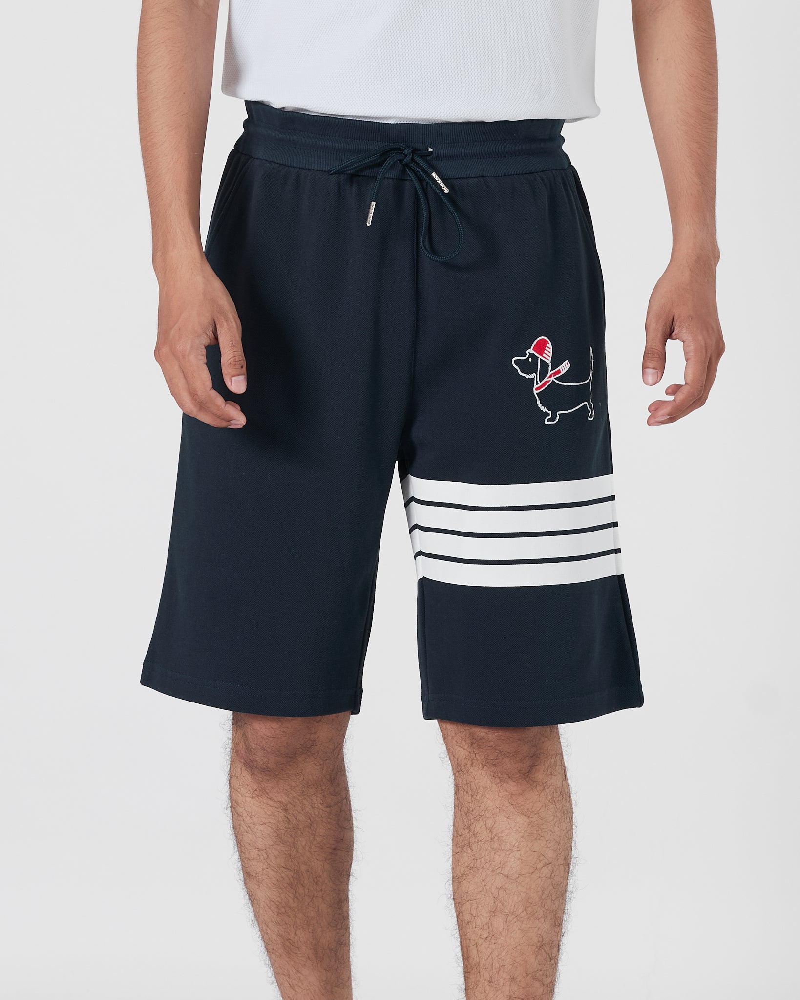 TB 4 Bar Striped Men Blue Shorts 16.90