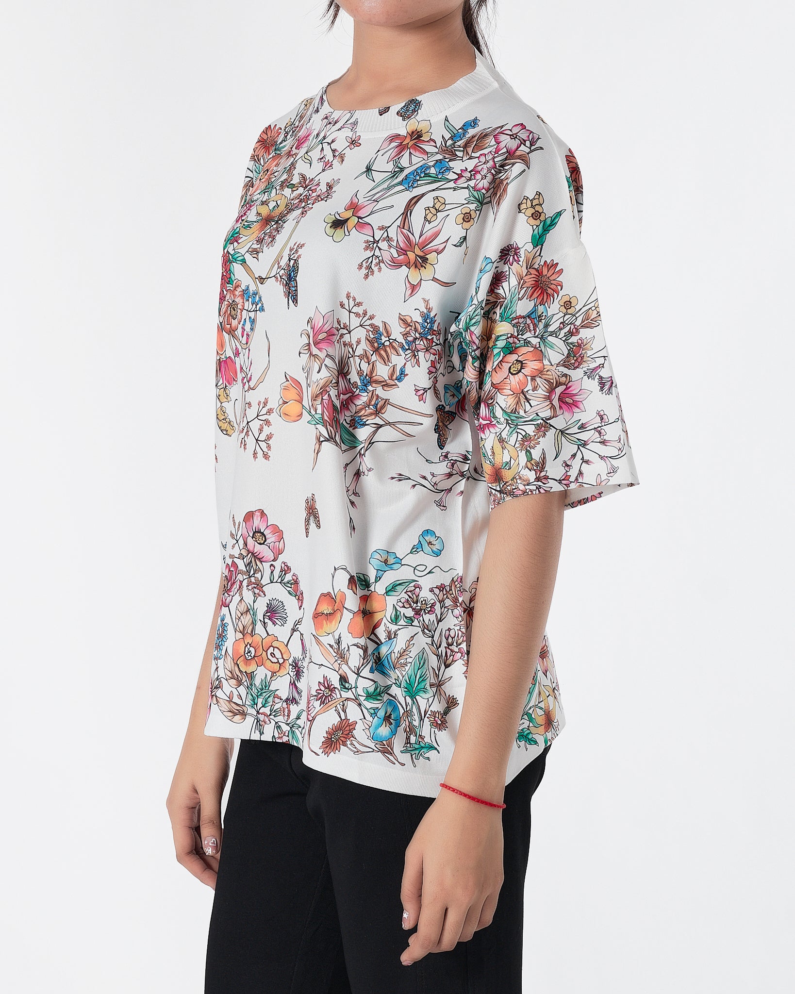 Floral Over Printed Lady Shirt 15.90