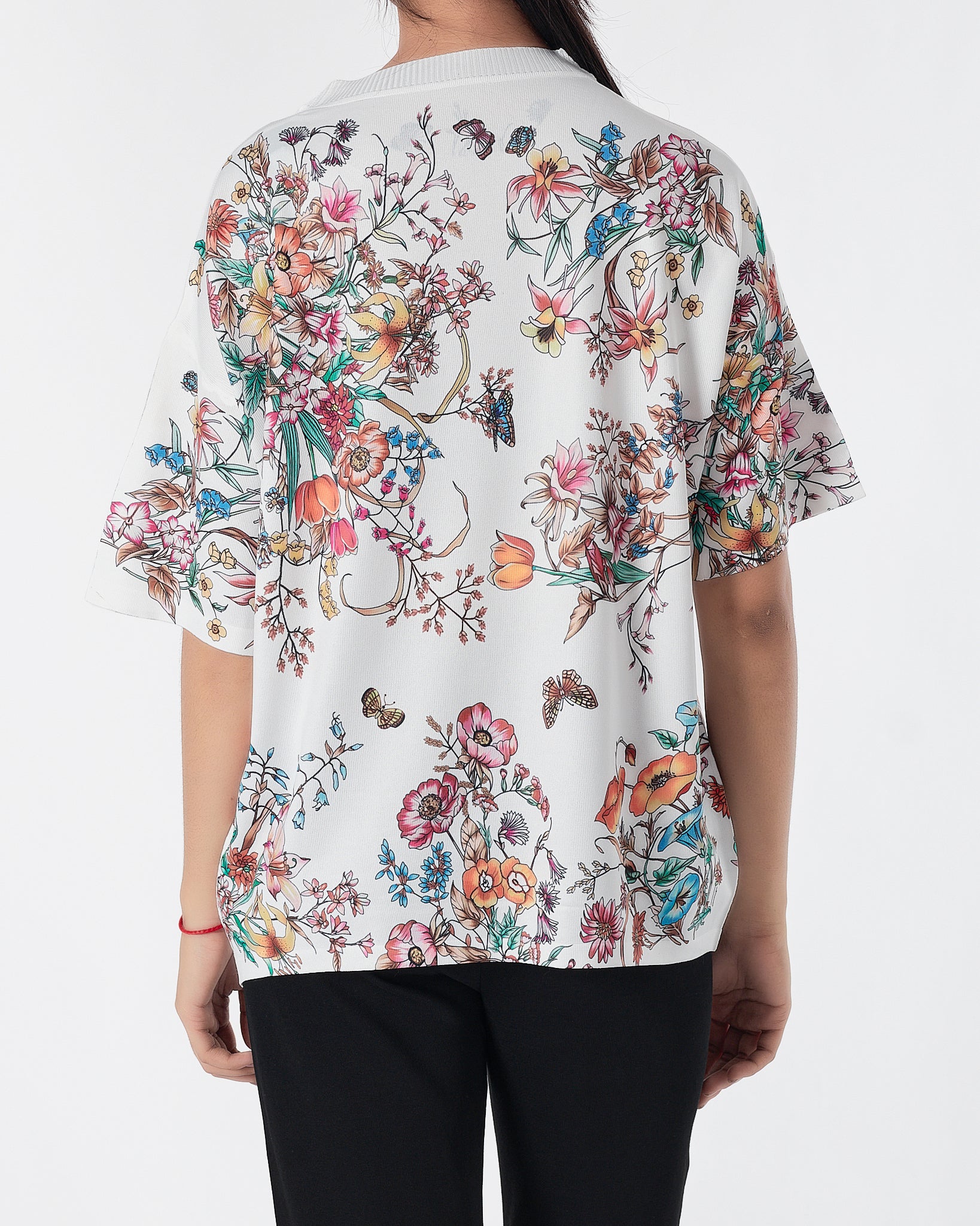 Floral Over Printed Lady Shirt 15.90