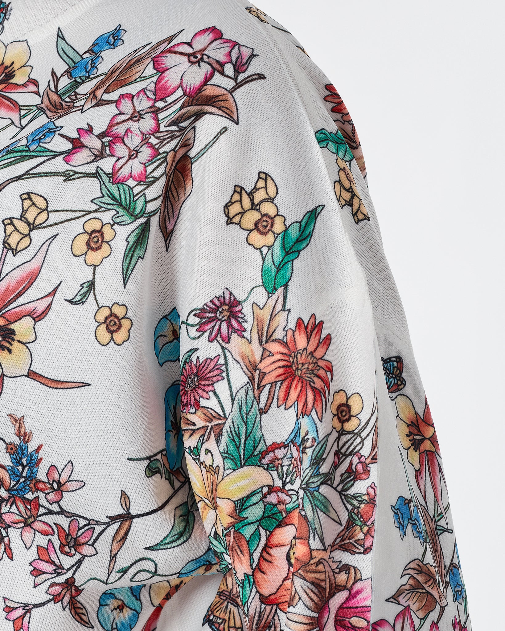 Floral Over Printed Lady Shirt 15.90