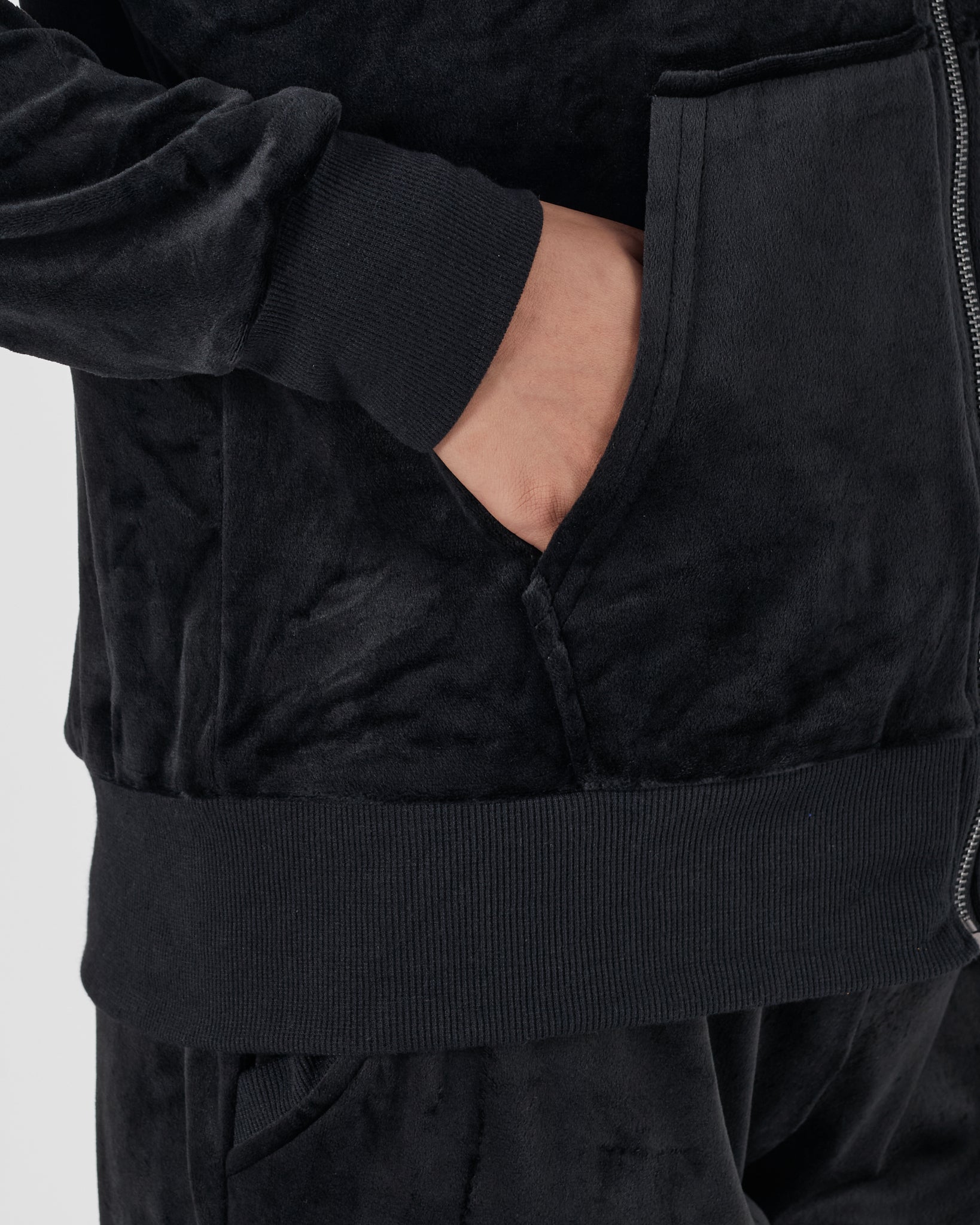 Velvet Lady Black Hoodie + Jogger 2 Piece Outfit 20.90