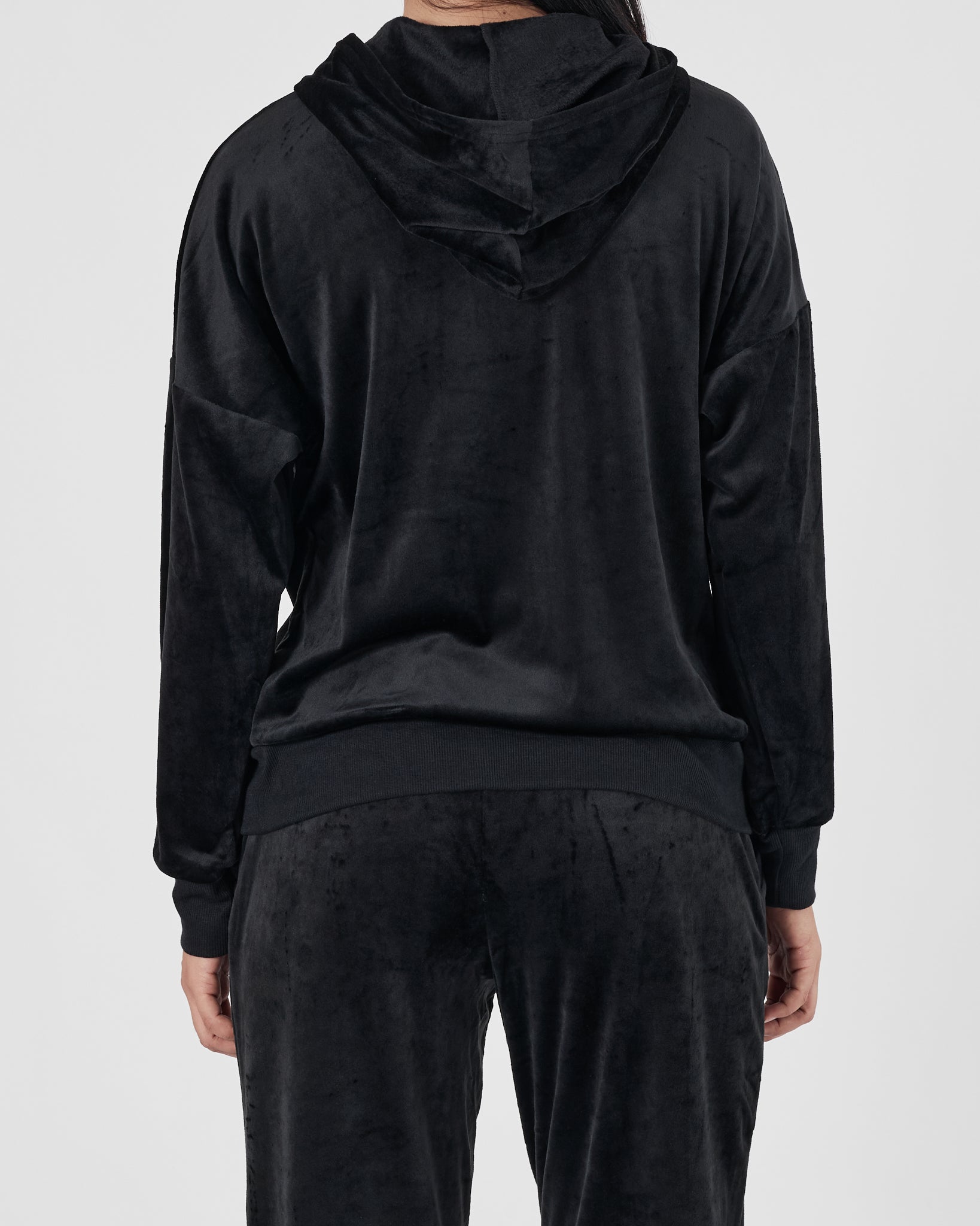 Velvet Lady Black Hoodie + Jogger 2 Piece Outfit 20.90