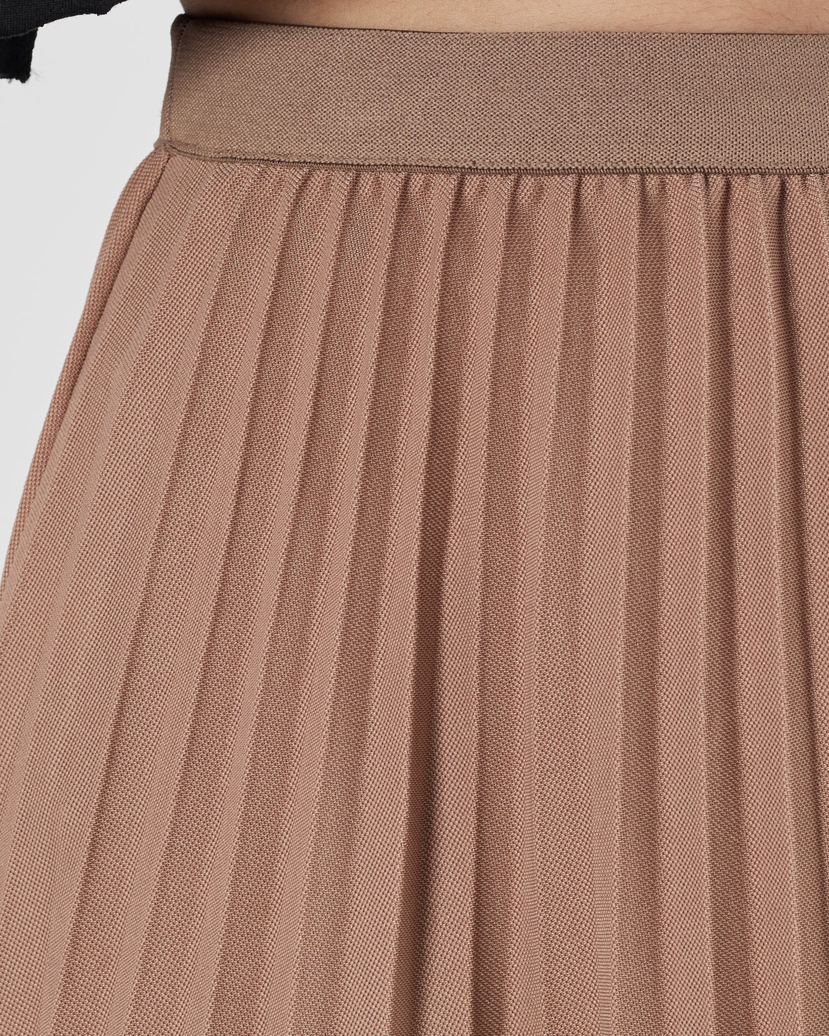 Pleated Lady Brown Skirts 15.90