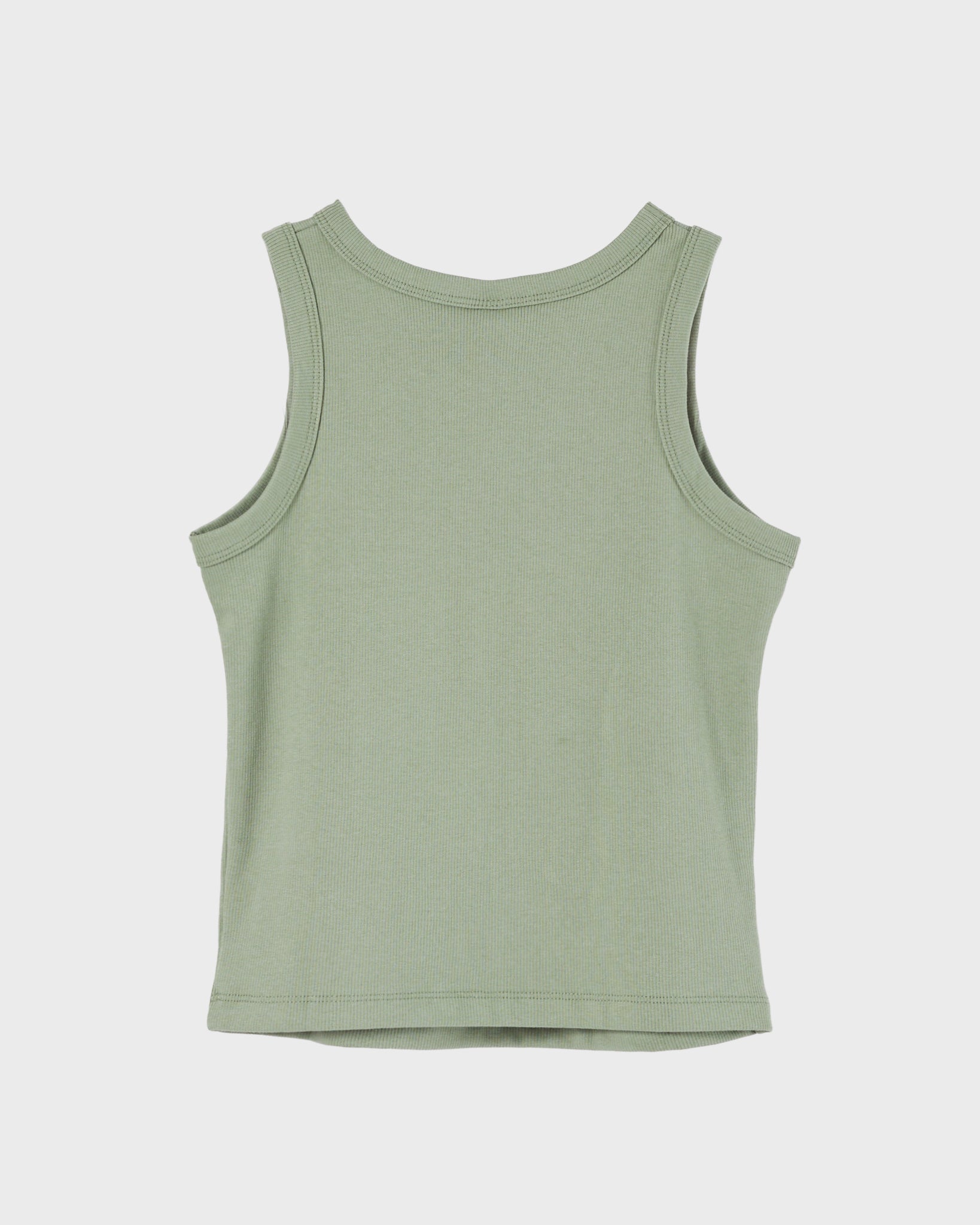 UNI Plain Color Lady Green Tank Top 10.90