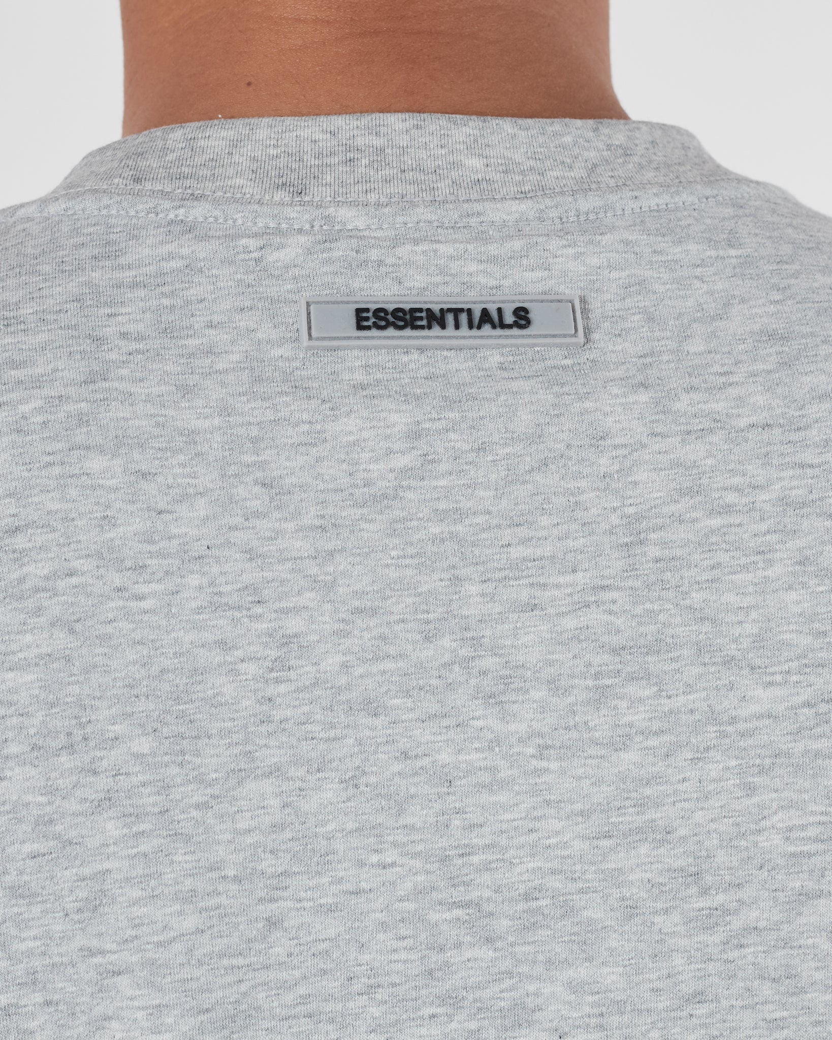 ESS Logo Printed Men Grey T-Shirt 16.90