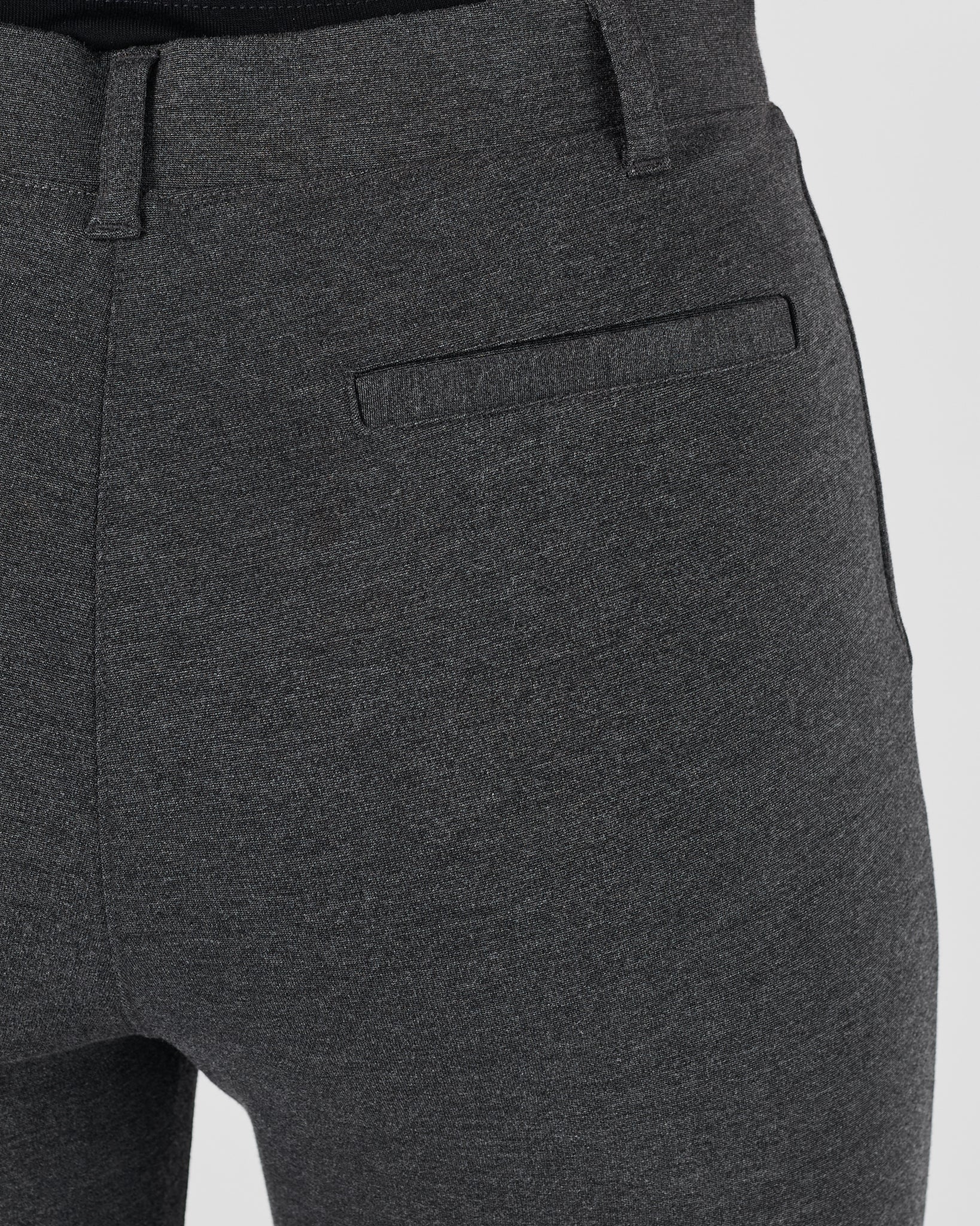 QIN Straight Fit Lady Grey Pants 14.90