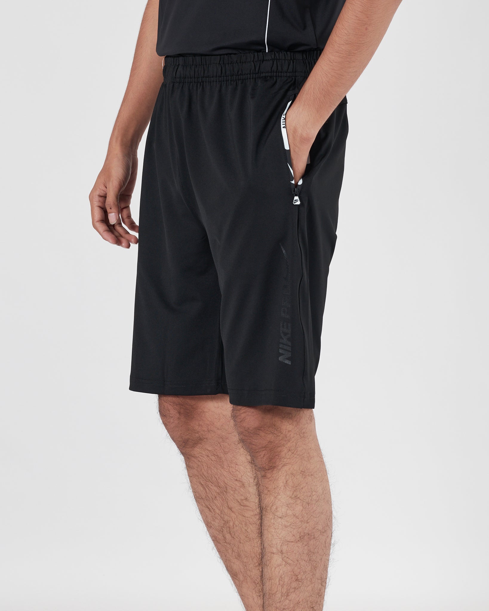 NIK Men Black Track Shorts 14.50
