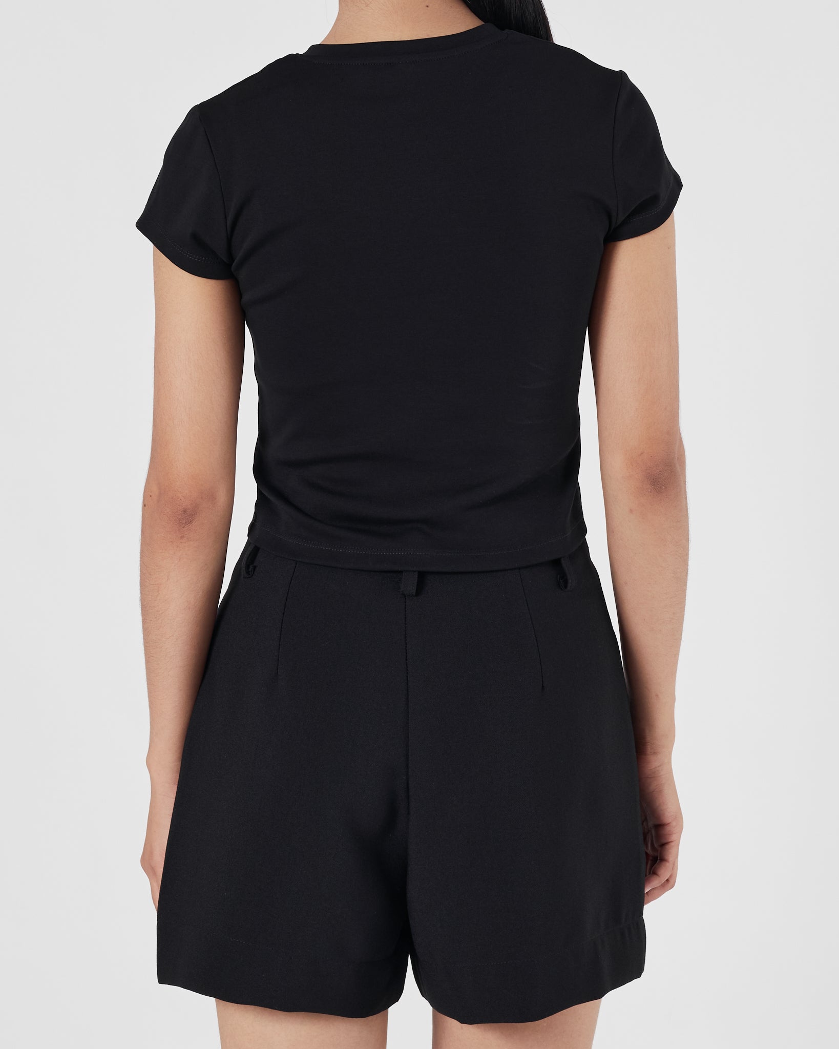 UNI Plain Color Lady Black T-Shirt 12.90