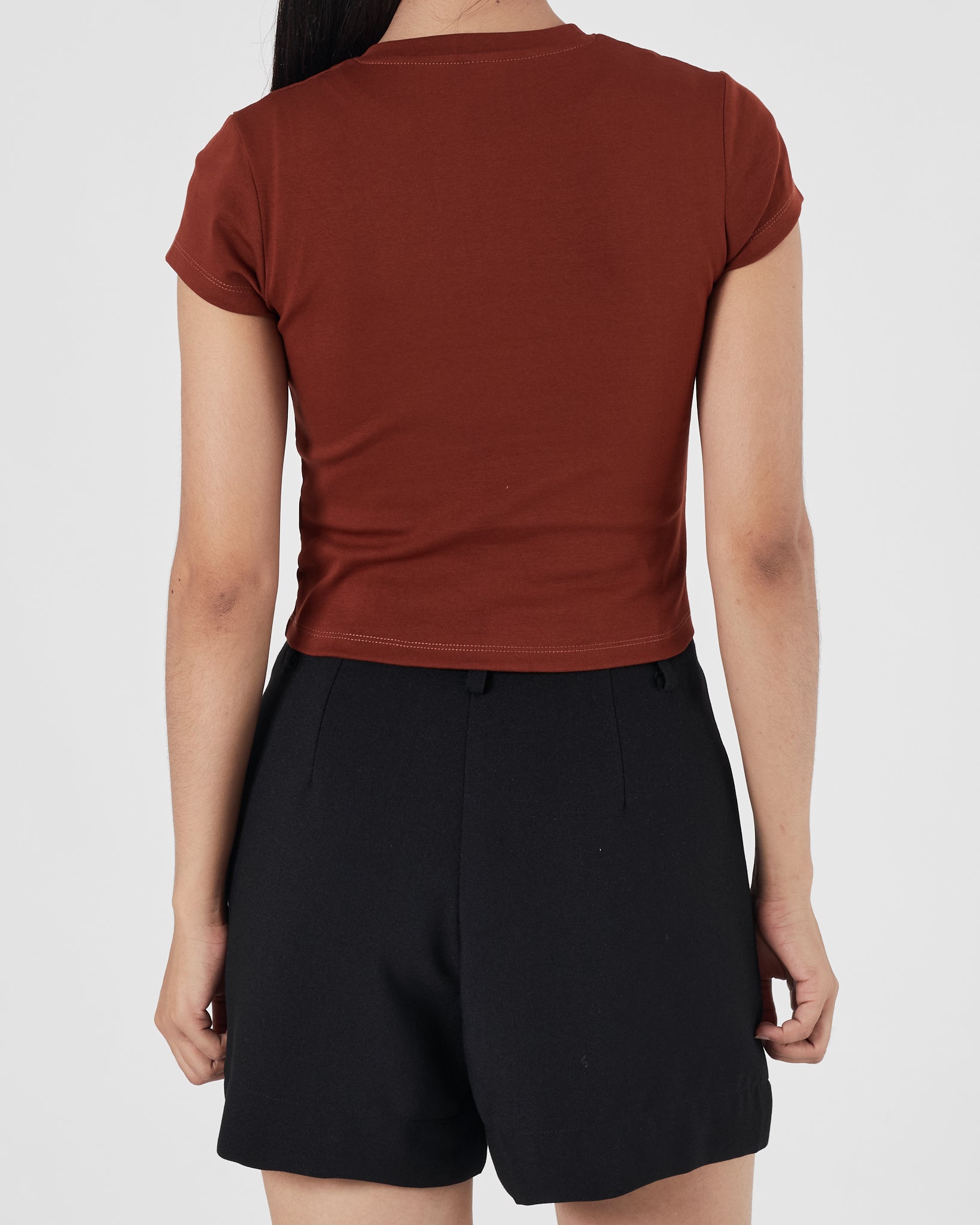 UNI Plain Color Lady Dark Orange T-Shirt 12.90