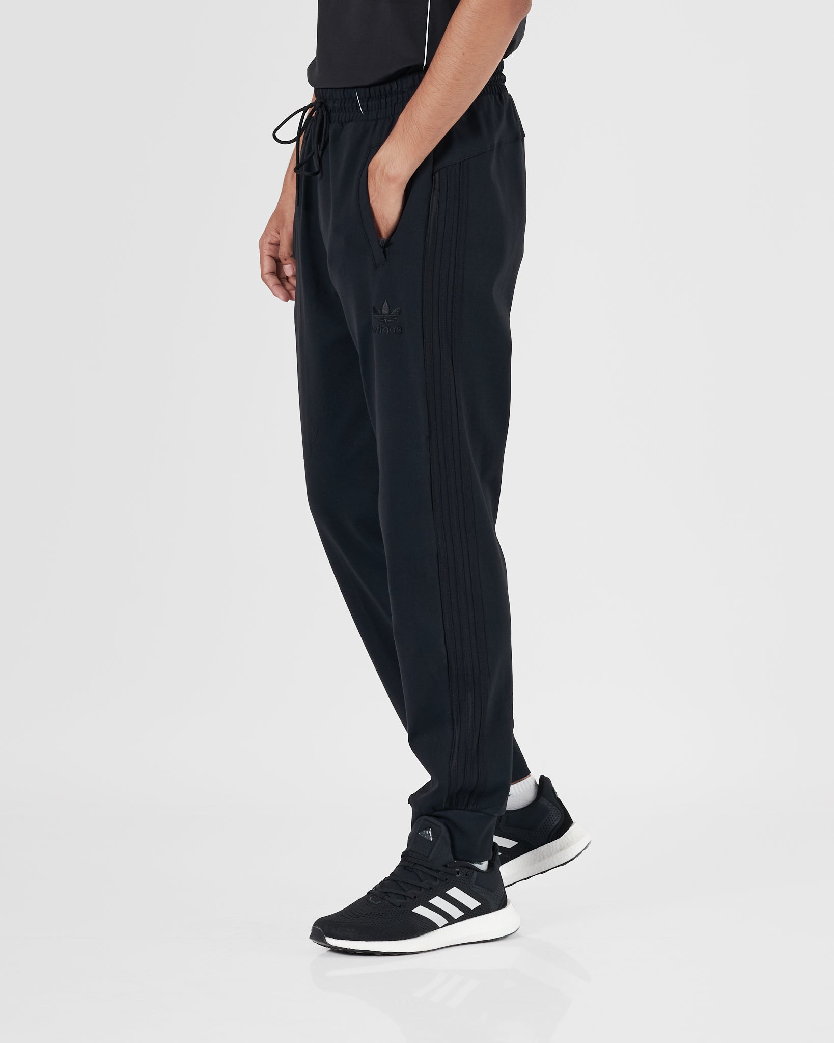 ADI 3 Striped Men Black Track Pants 16.90