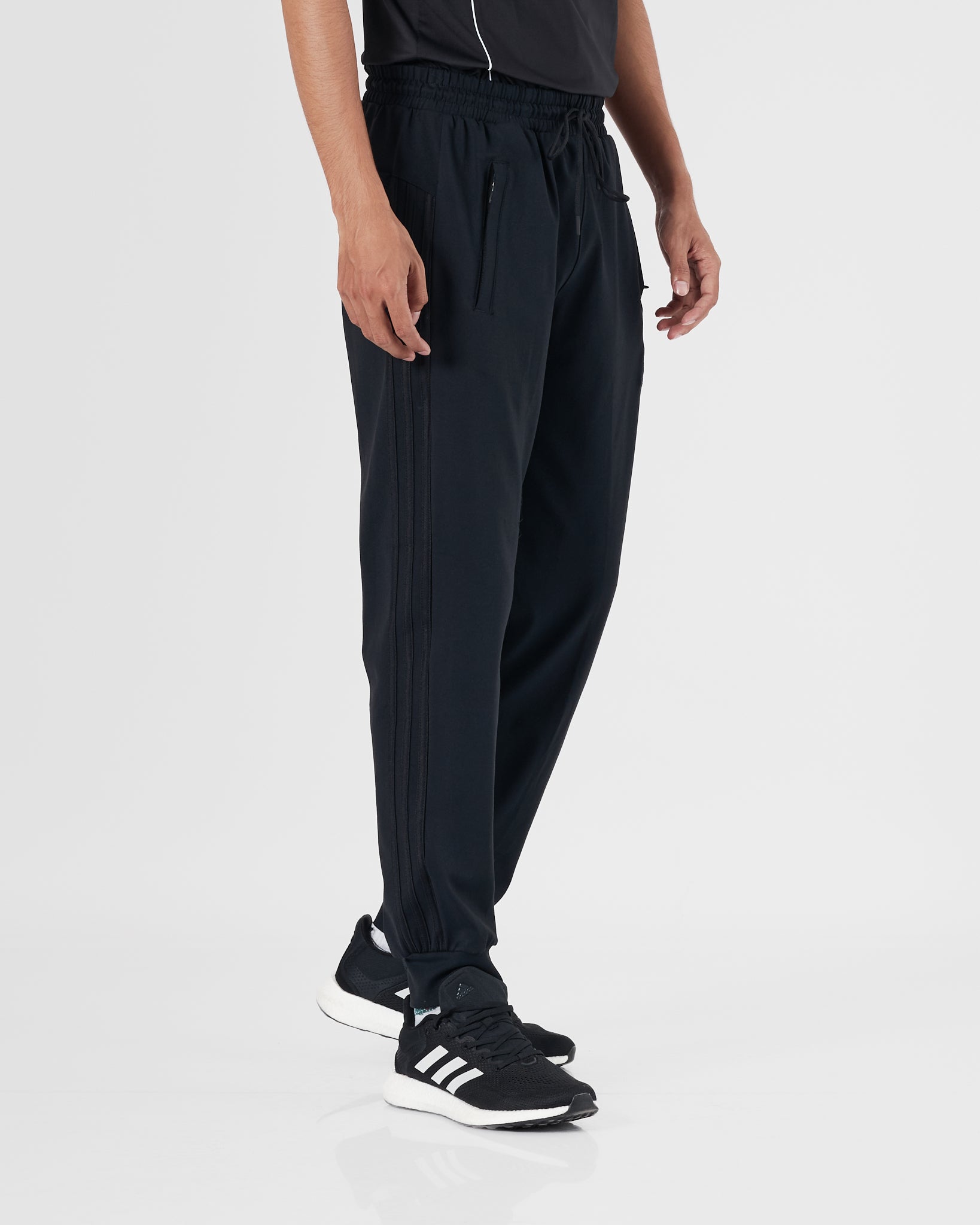 ADI 3 Striped Men Black Track Pants 16.90