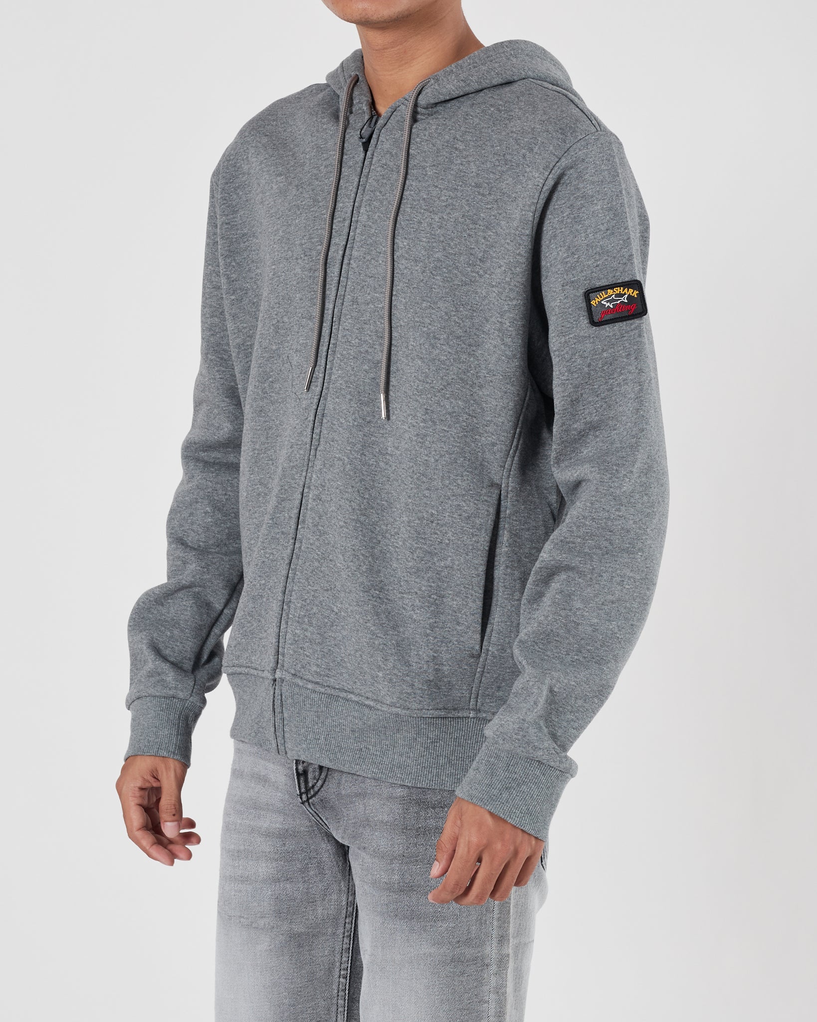 PSH Men Grey Zipped Hoodie 25.90