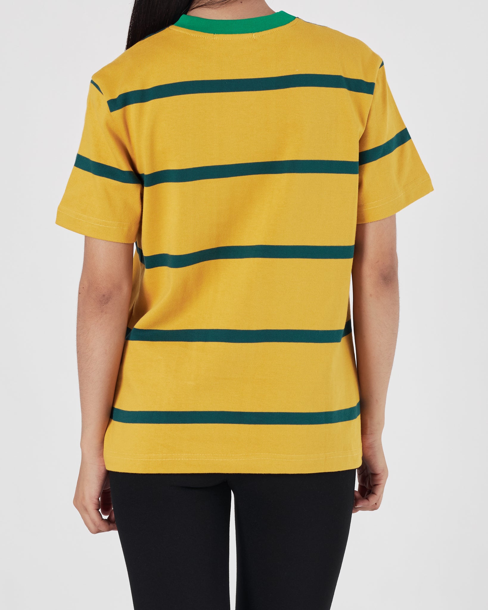 SUE Flower Embroidered Lady Yellow T-Shirt 14.90