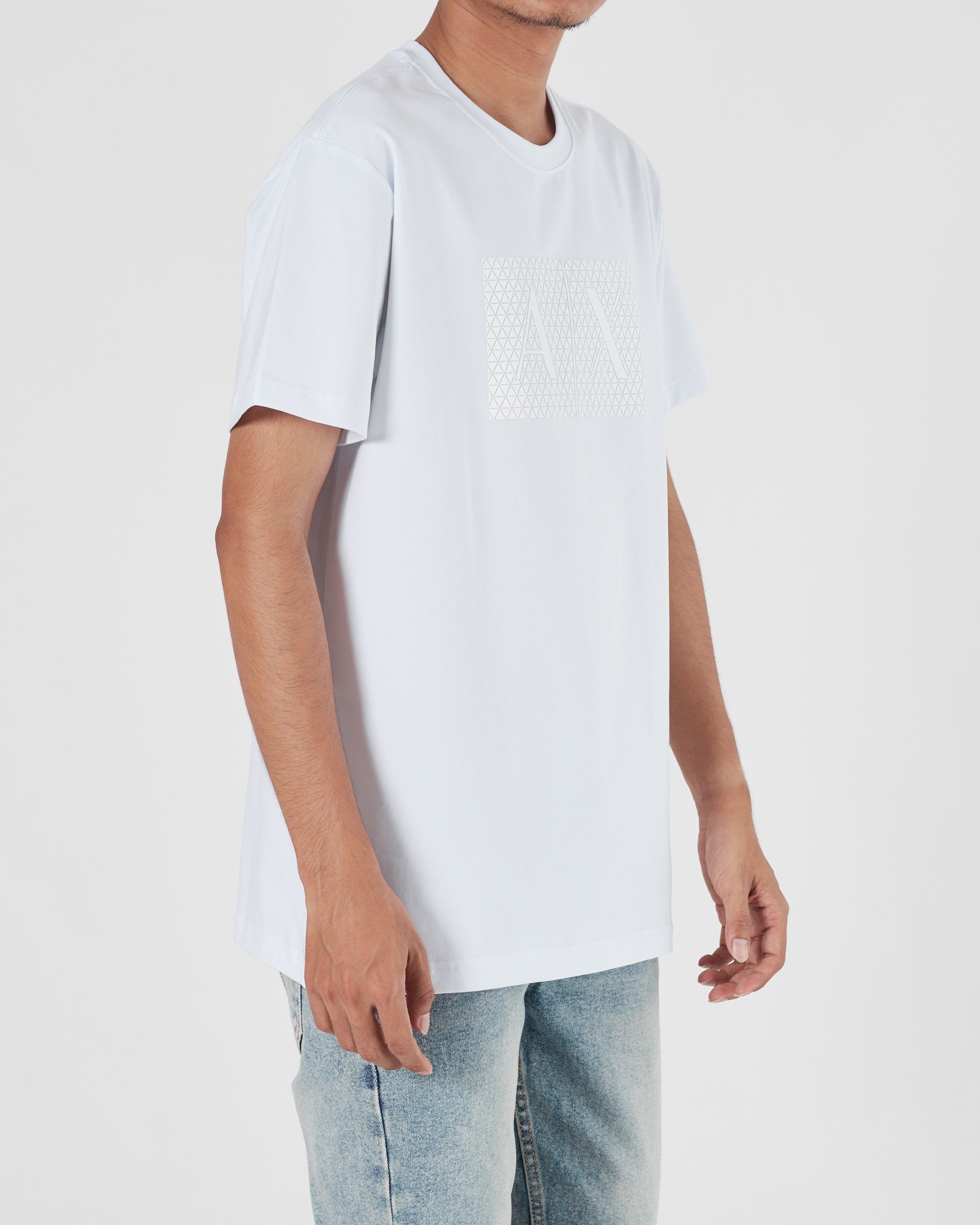ARM AX Logo Men White T-Shirt 16.90