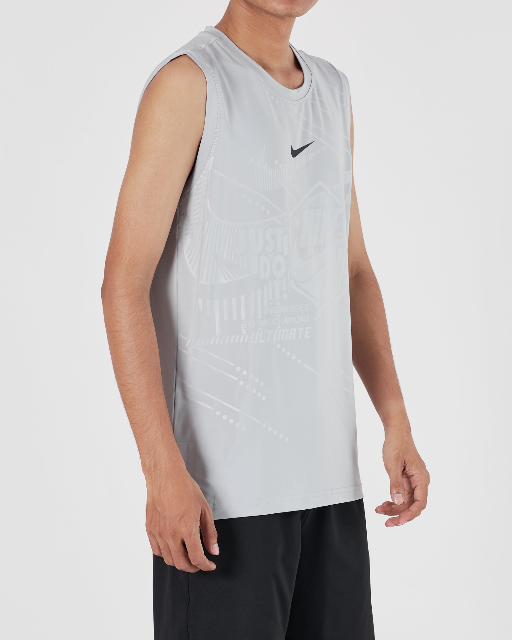 NIK Light Weight Men Grey Tank Top 12.90
