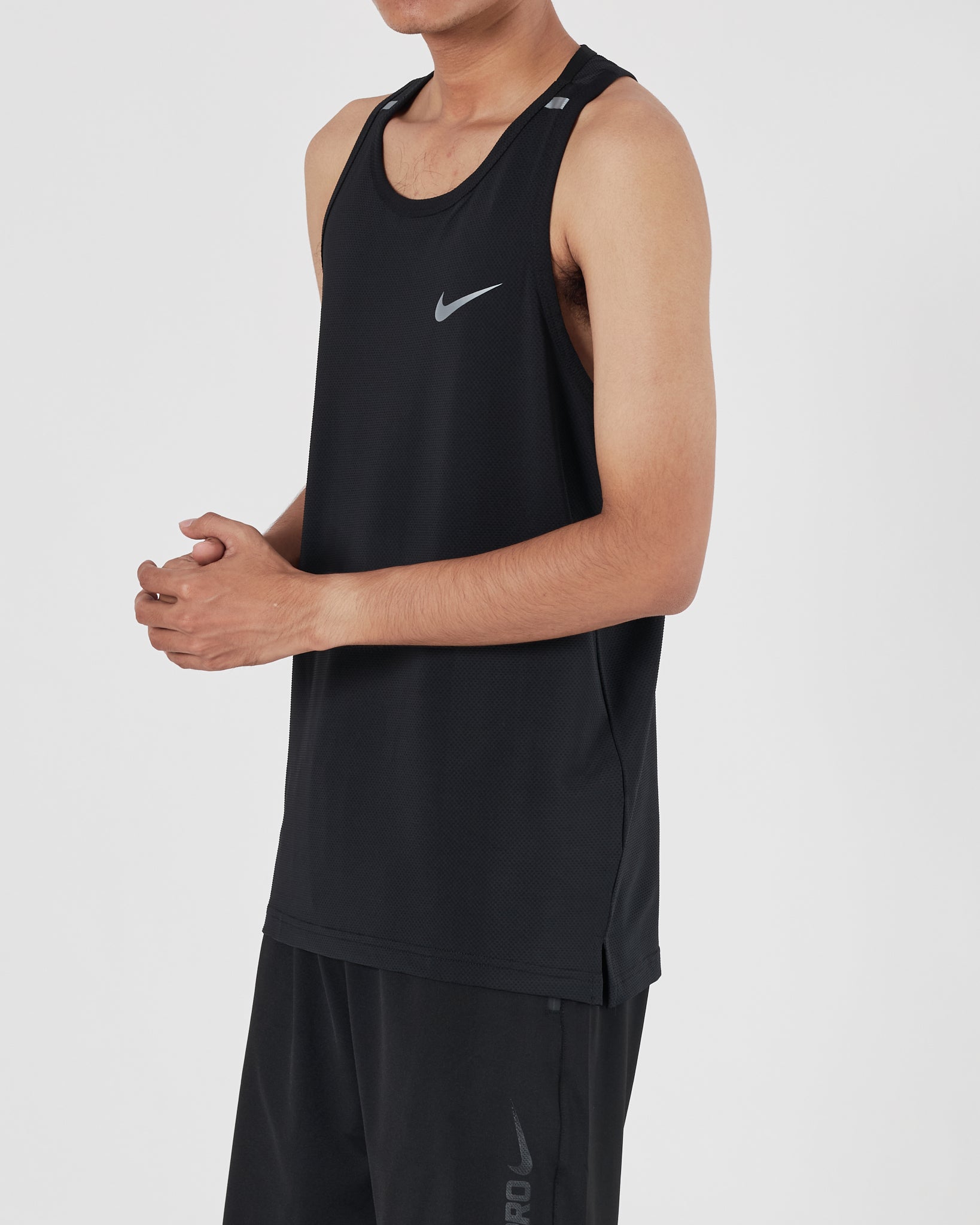 NIK Light Weight Men Black Tank Top 11.90