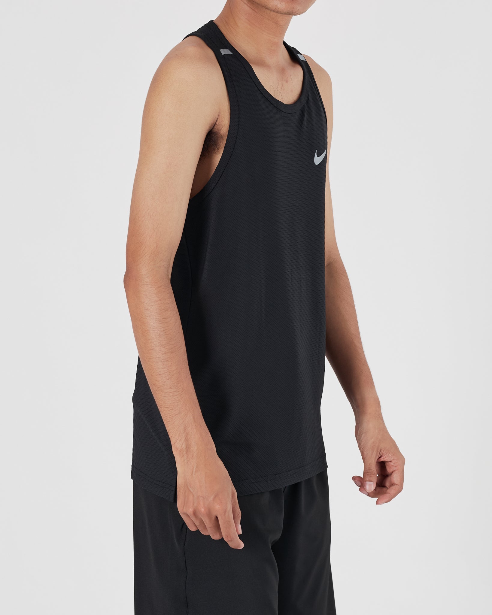 NIK Light Weight Men Black Tank Top 11.90