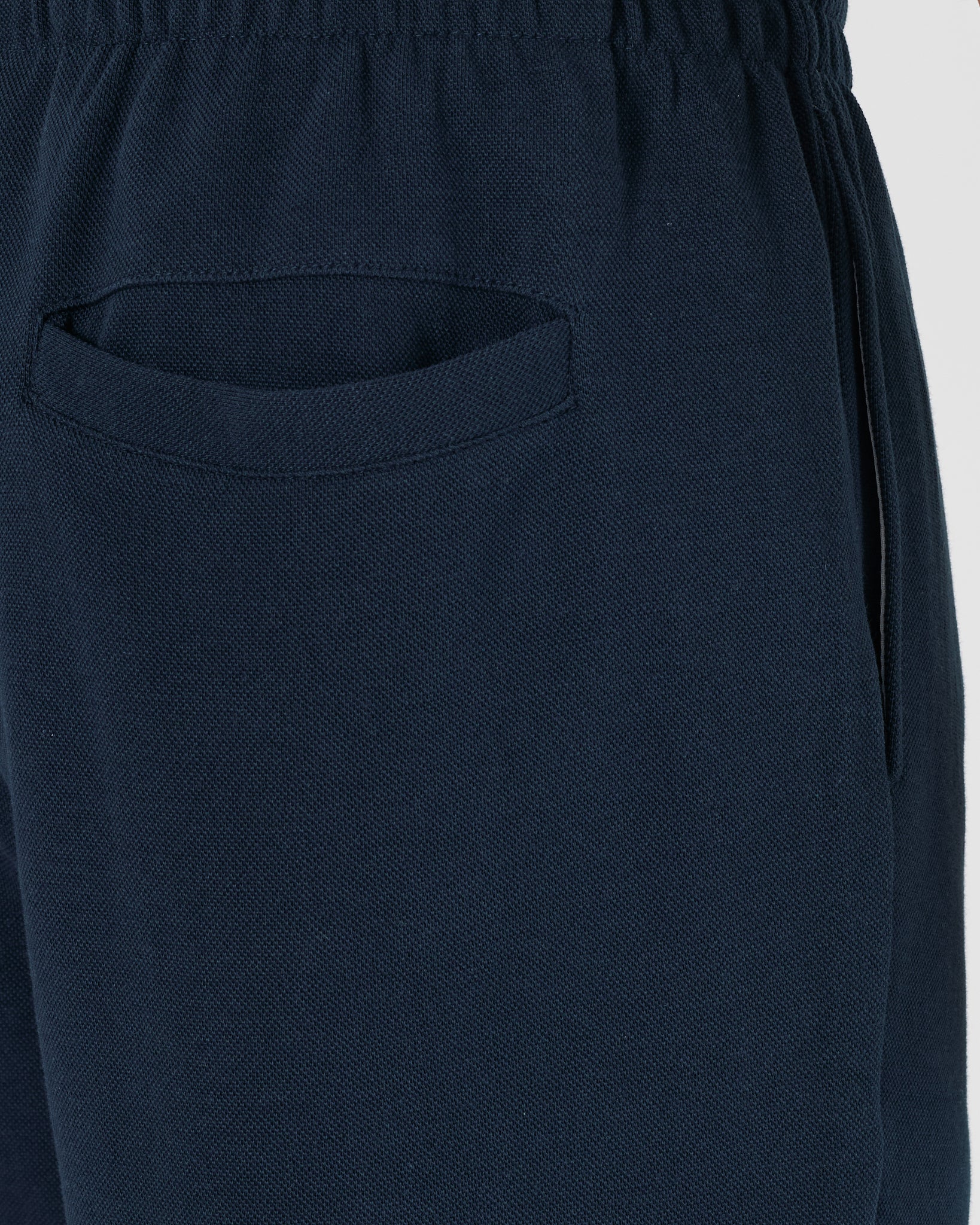 STU Logo Embroidered Men Blue Shorts 17.90