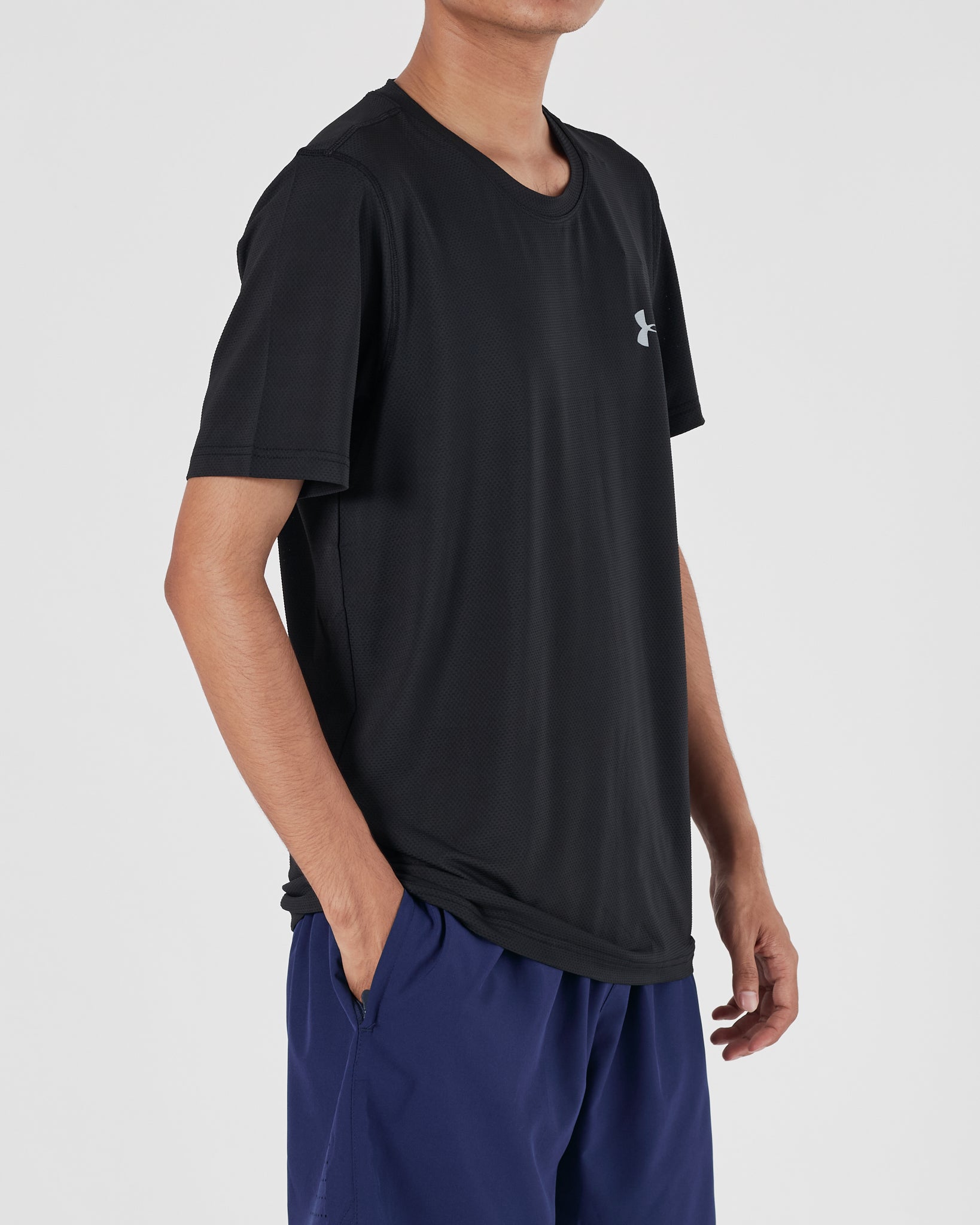 UA Men Black Sport T-Shirt 13.90