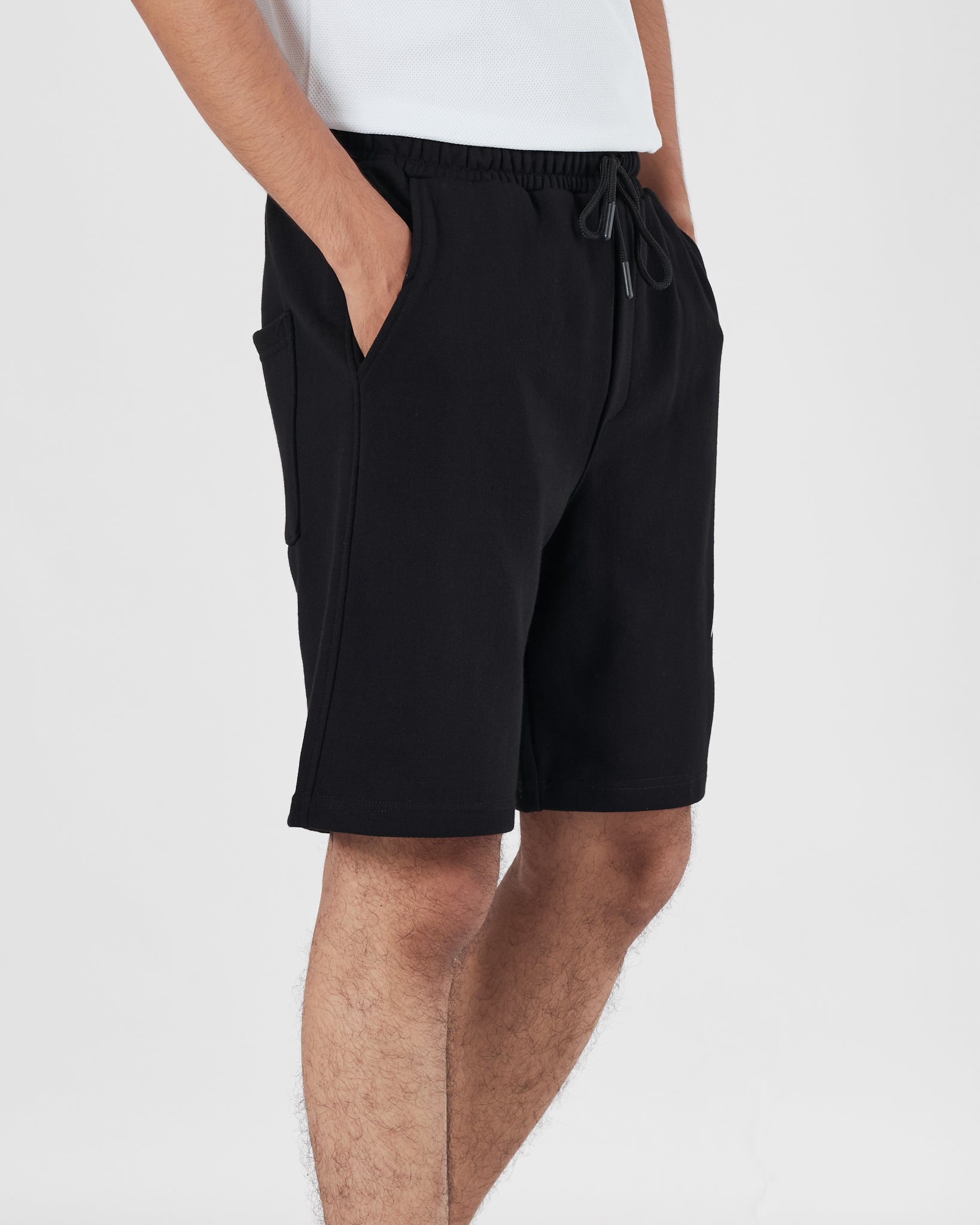 TH Signature Logo Printed Men Black Shorts 15.90