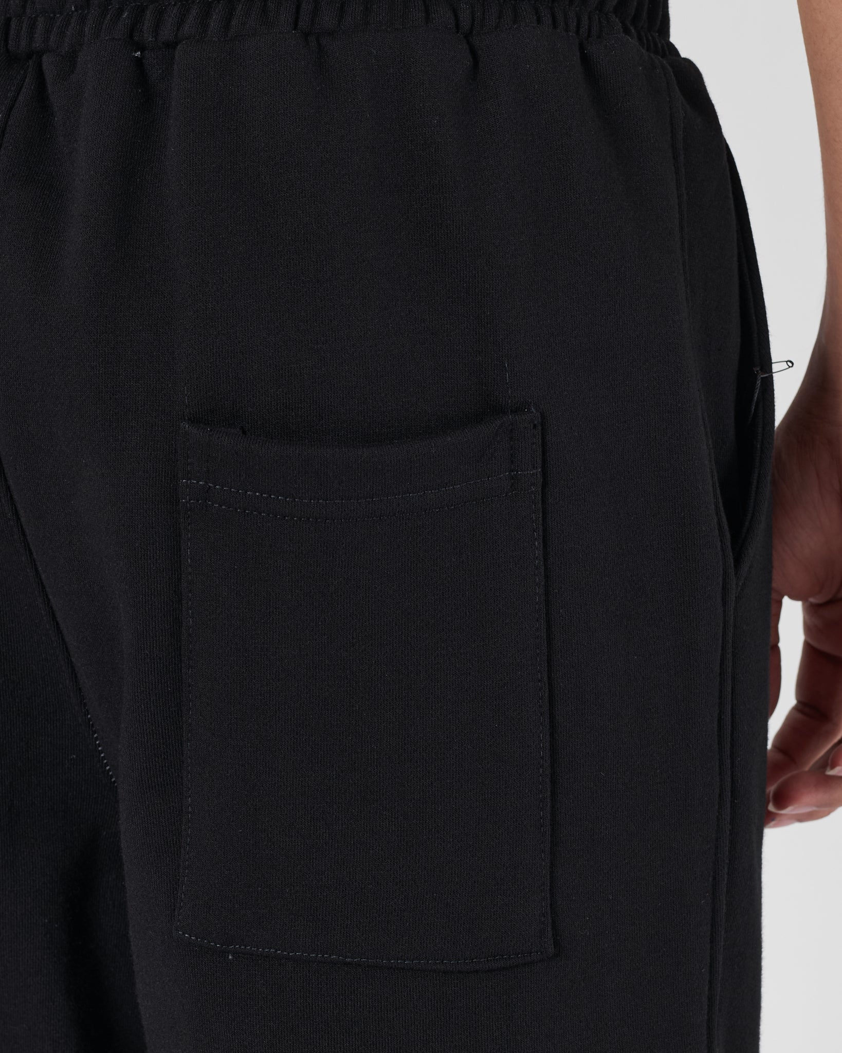TH Signature Logo Printed Men Black Shorts 15.90