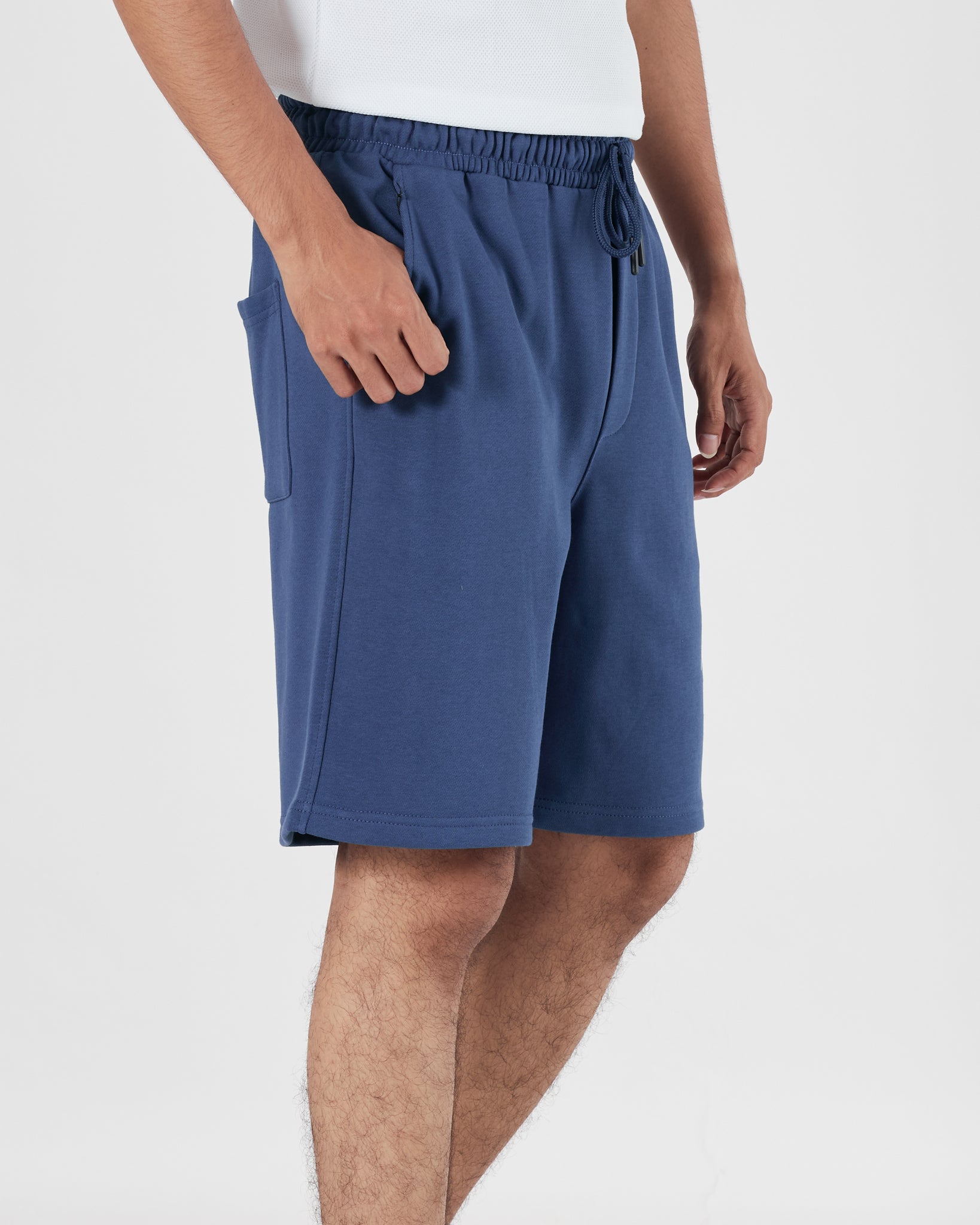 TH Signature Logo Printed Men Blue Shorts 15.90