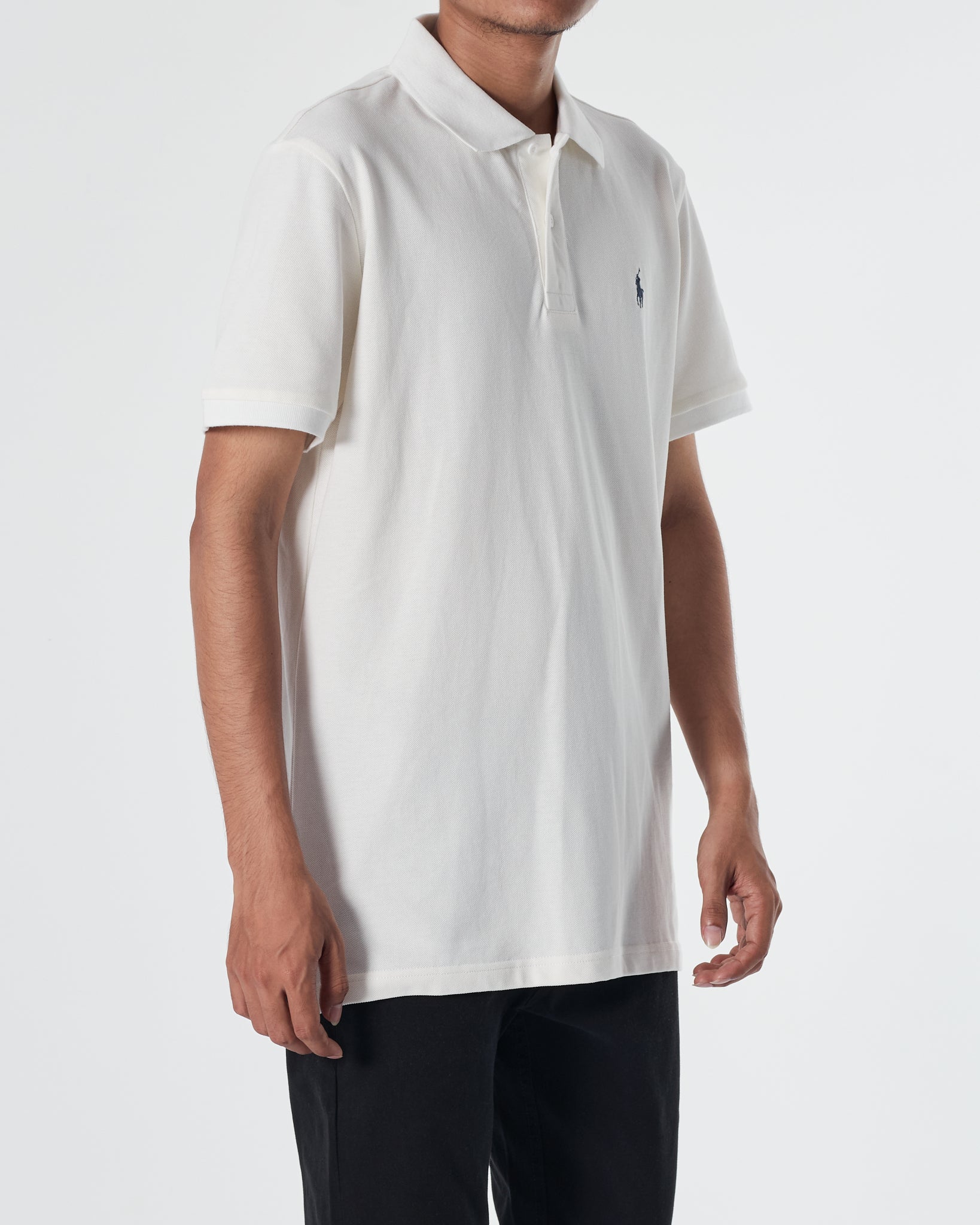RL Plain Color Men White Polo Shirt 22.90