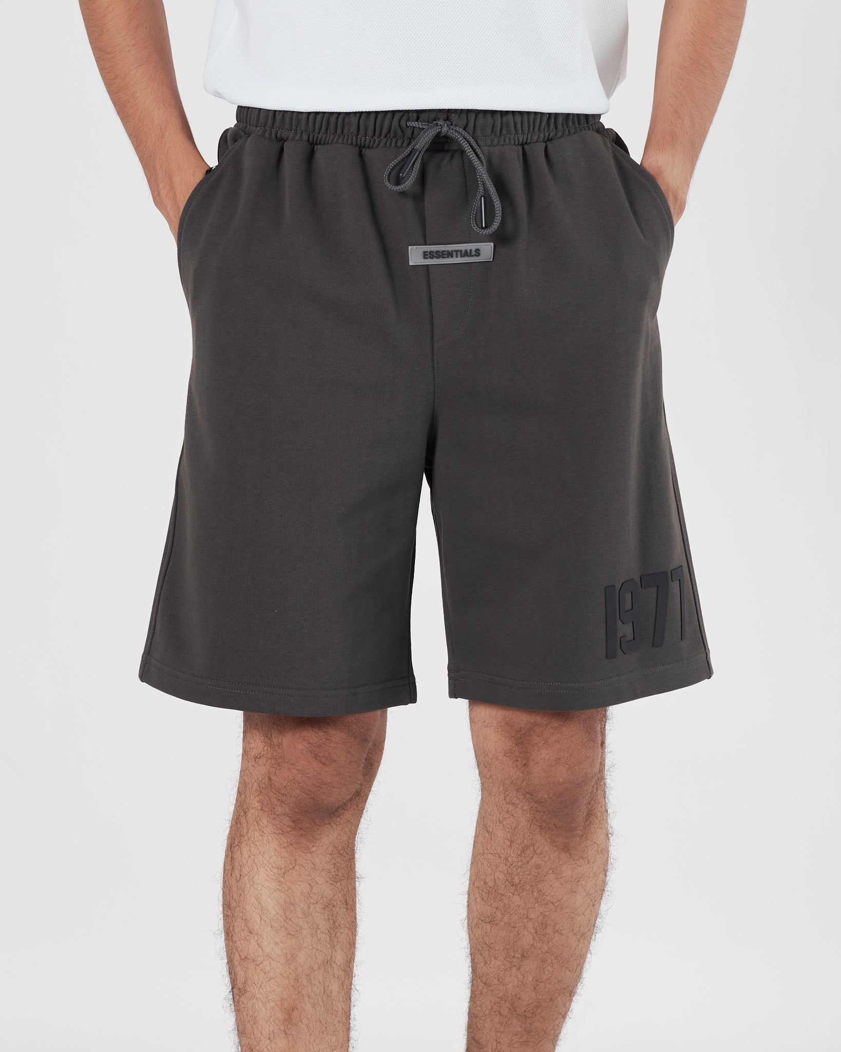 ESS 1977 Printed Men Dark Grey Shorts 16.90