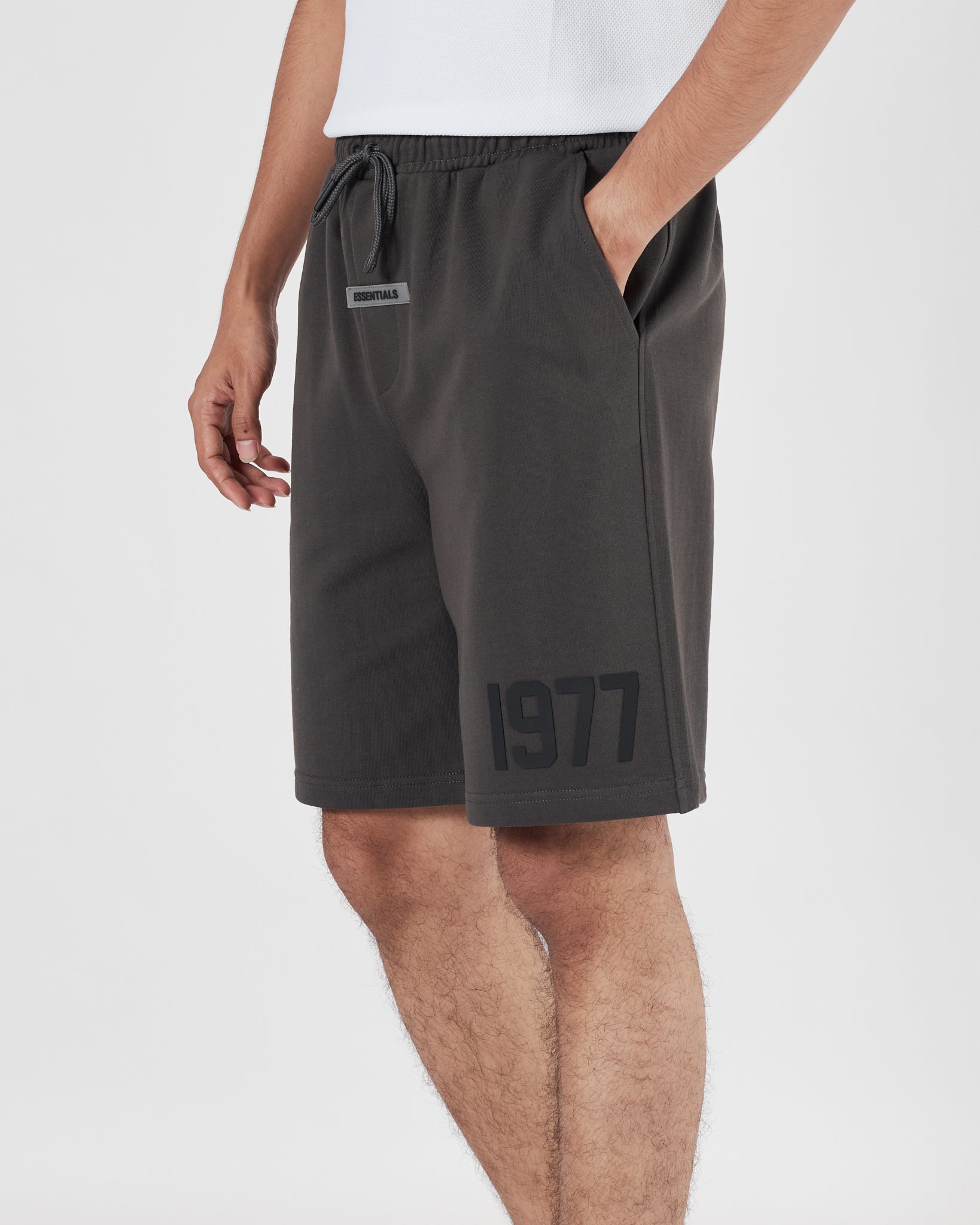 ESS 1977 Printed Men Dark Grey Shorts 16.90