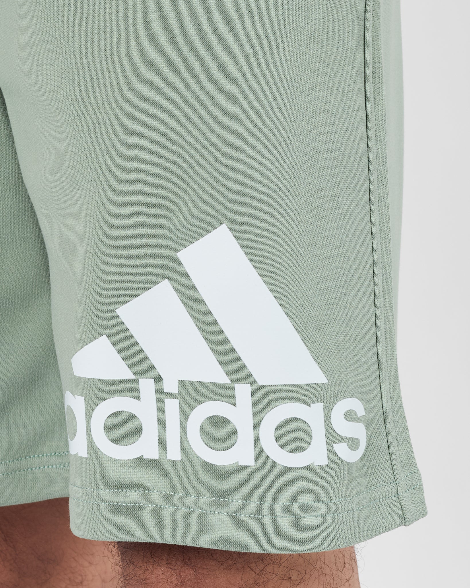 ADI Logo Printed Men Green Shorts 15.90