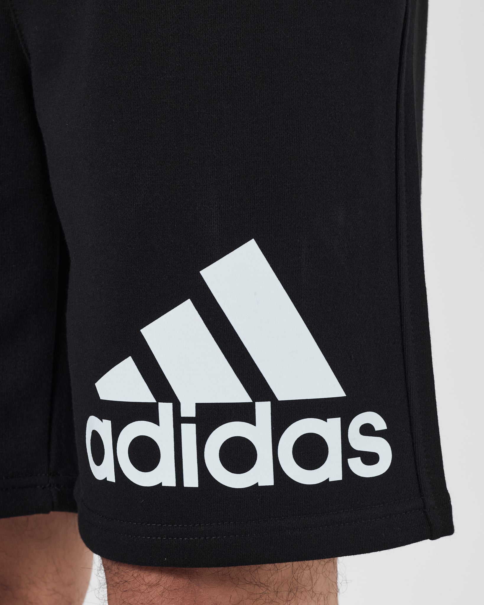 ADI Logo Printed Men Black Shorts 15.90