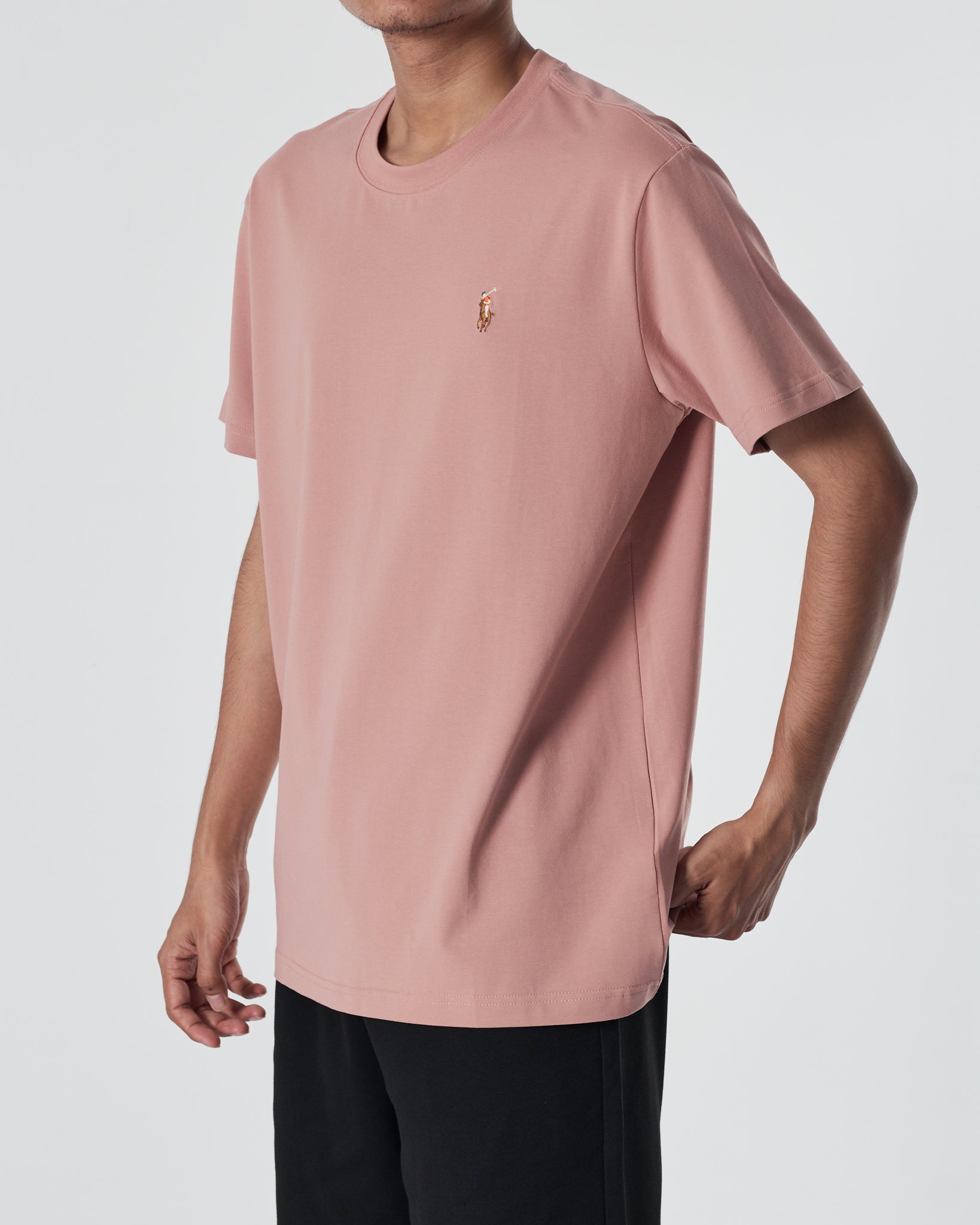 RL Plain Color Men Pink T-Shirt 12.90