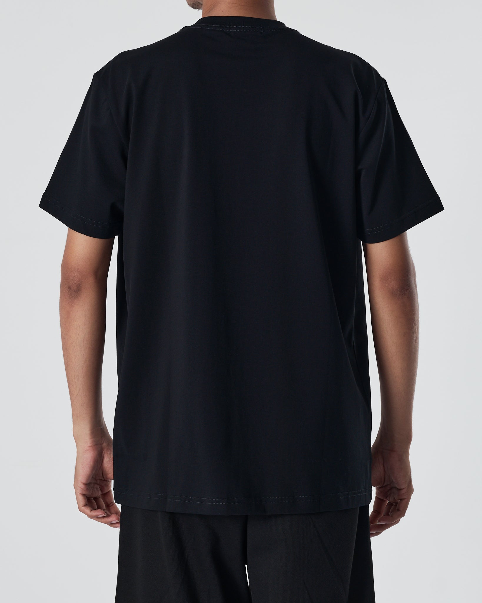 RL Plain Color Men Black T-Shirt 12.90