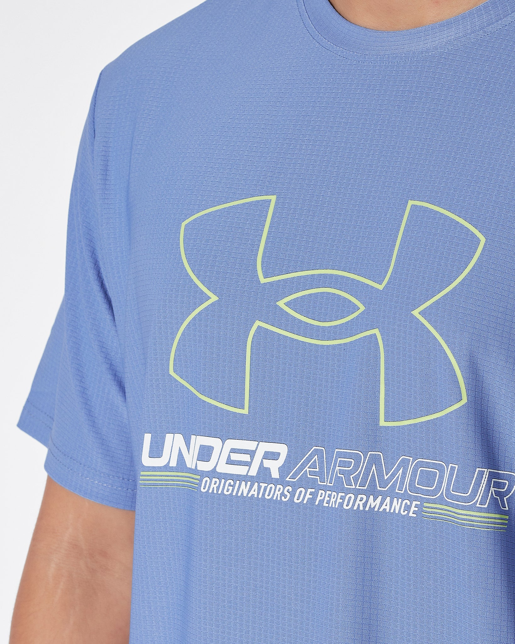 UA Logo Printed Men Sport Blue T-Shirt 12.90