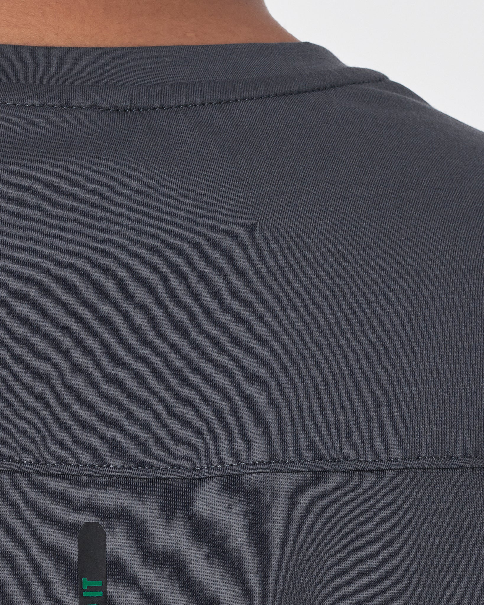 NIK Swooh Shoulder Printed Men Dark Grey T-Shirt 13.50