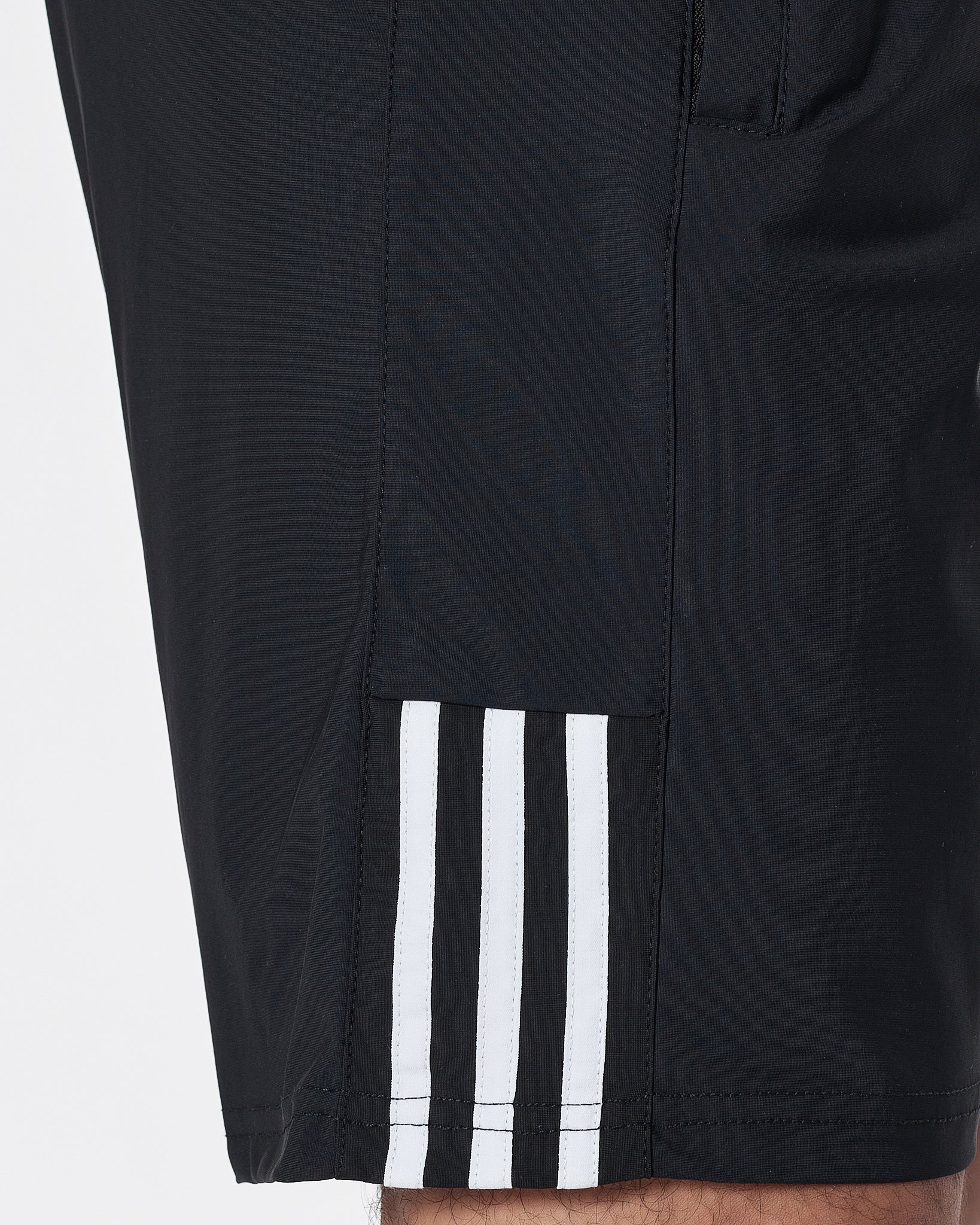 ADI Logo Printed Men Black Track Shorts 13.50