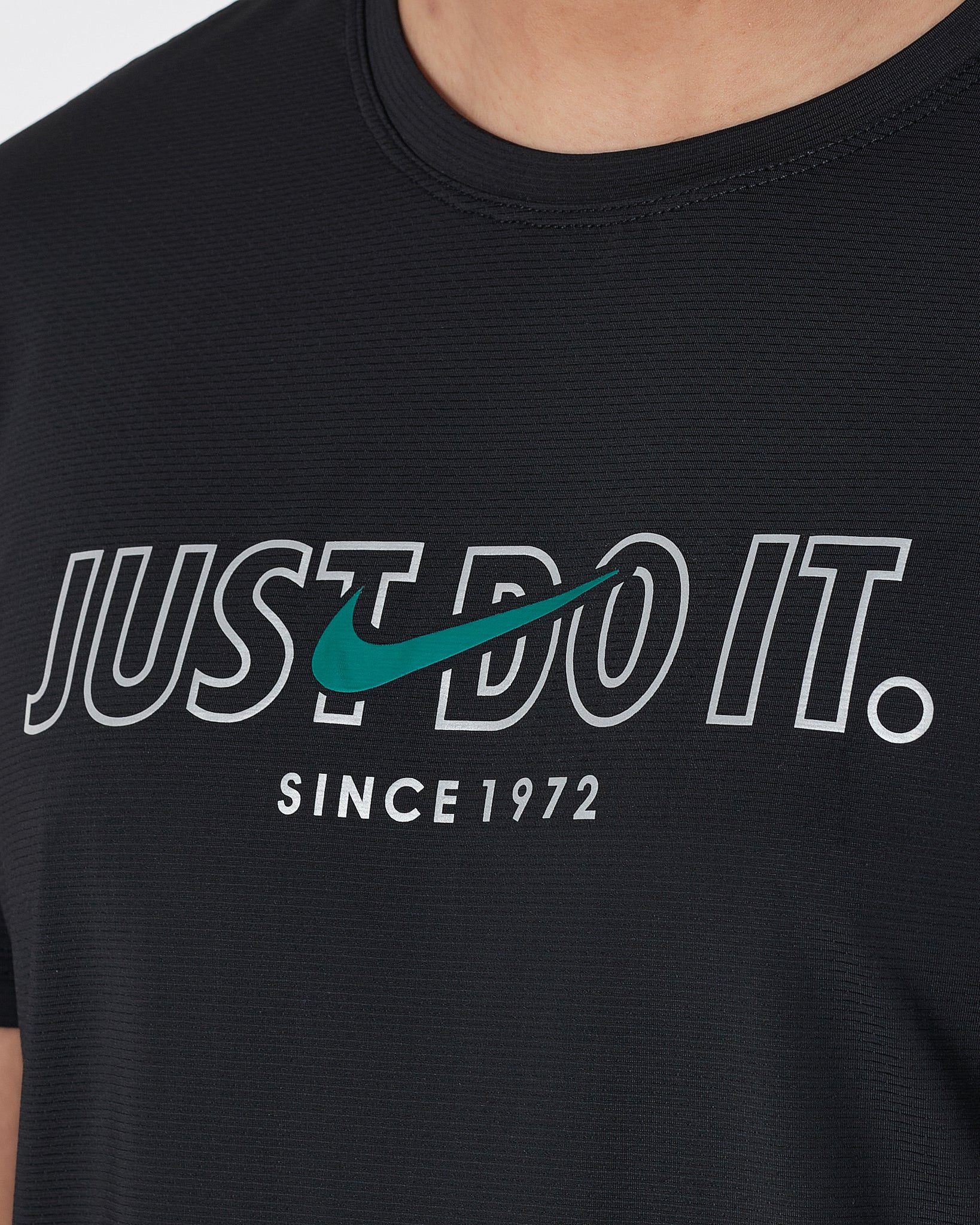 NIK Just Do It Men Black Sport T-Shirt 13.90