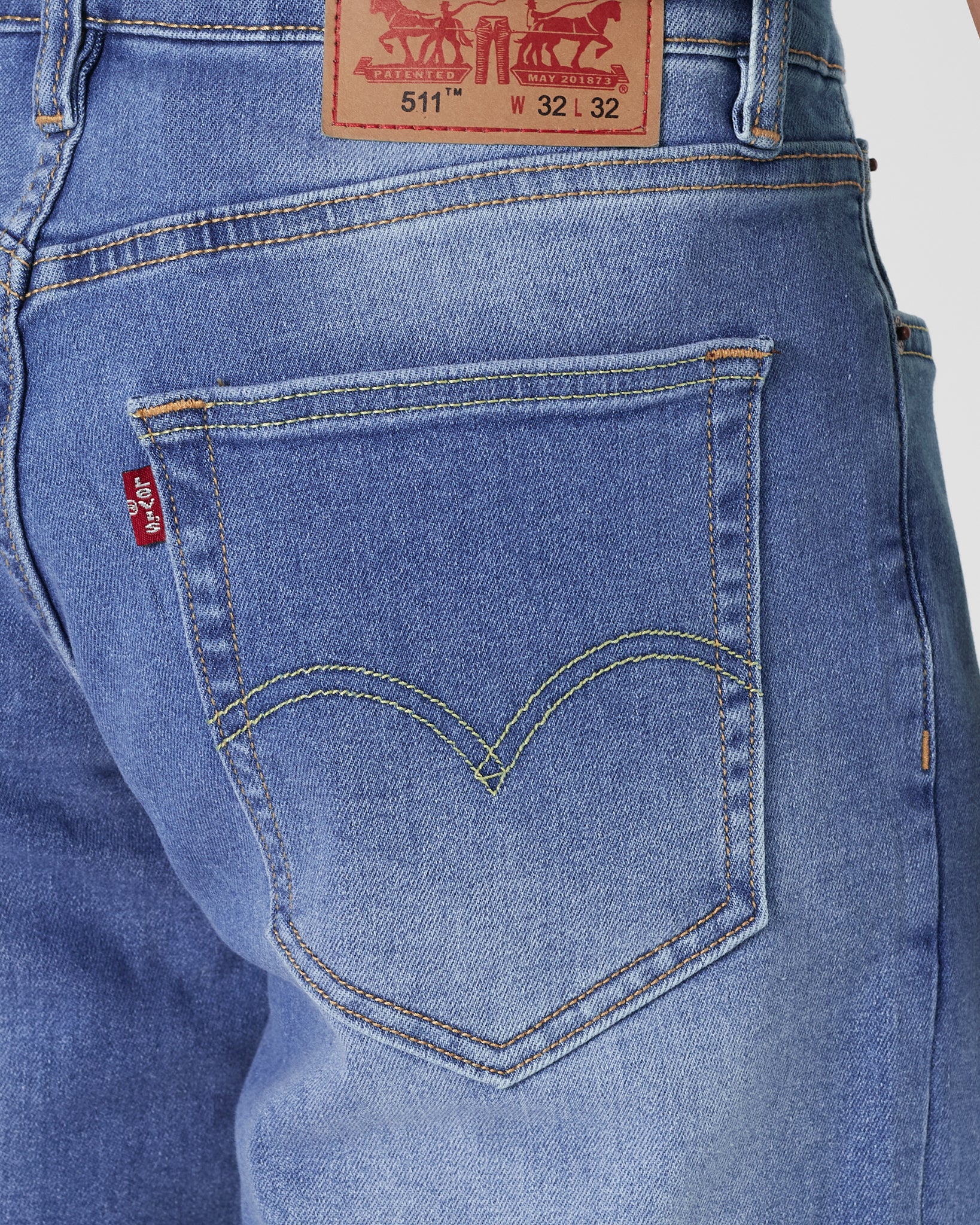 LEV Men Light Blue Short Jeans 17.90