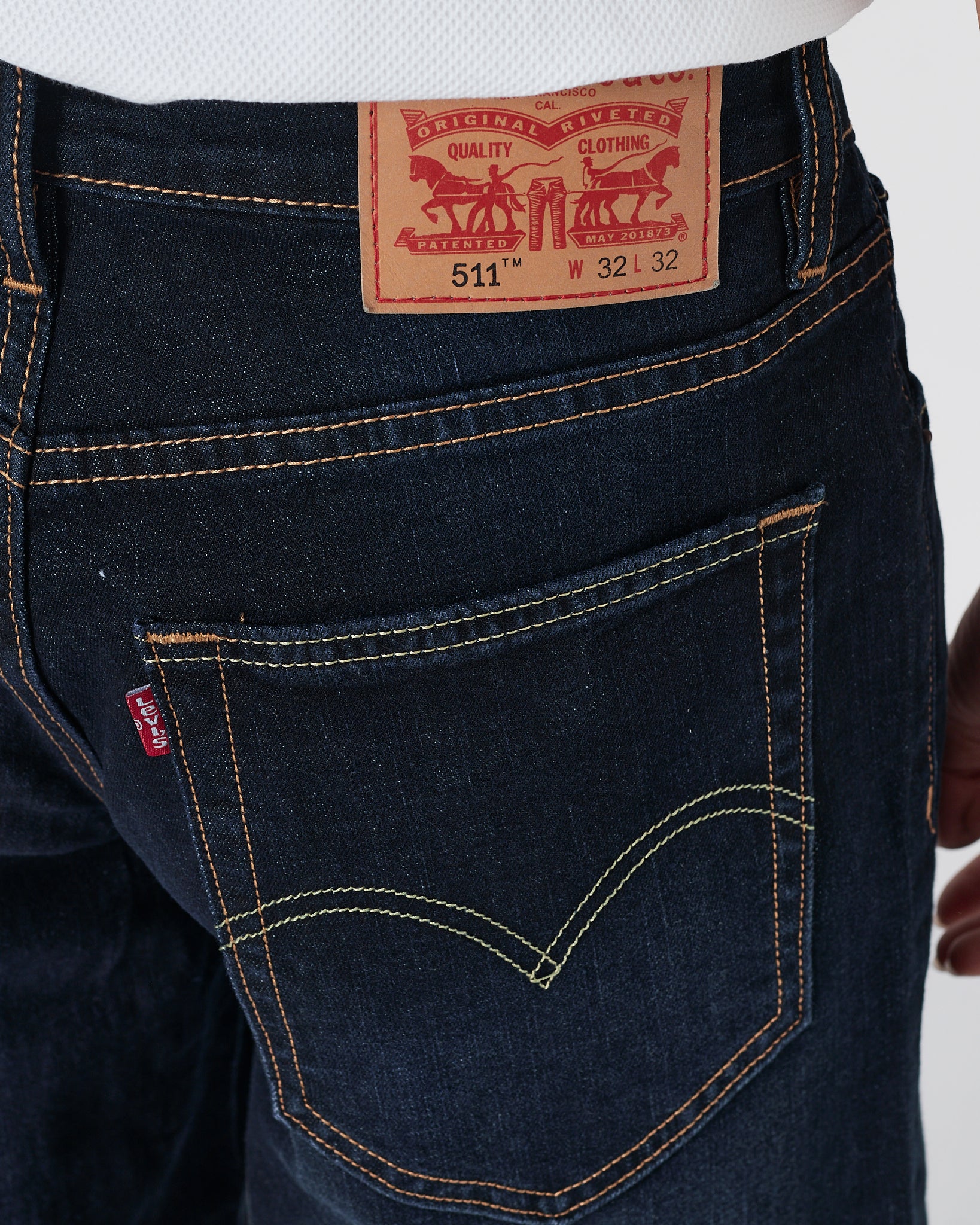 LEV Men Dark Blue Short Jeans 17.90