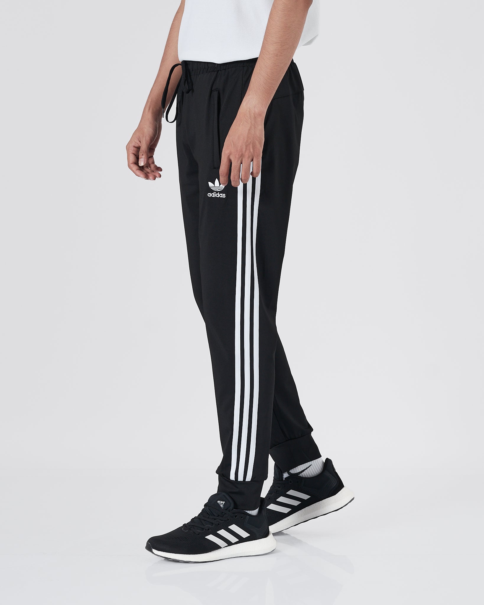 ADI 3 Striped Men Black Track Pants 15.90