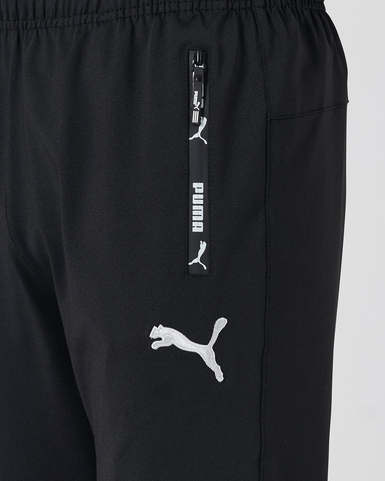PUM Logo Embroidered Men Black Track Pants 14.90