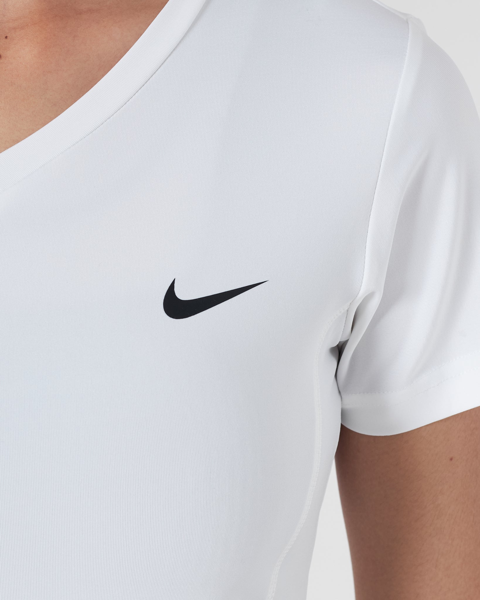 NIK V Neck Lady White T-Shirt 12.90