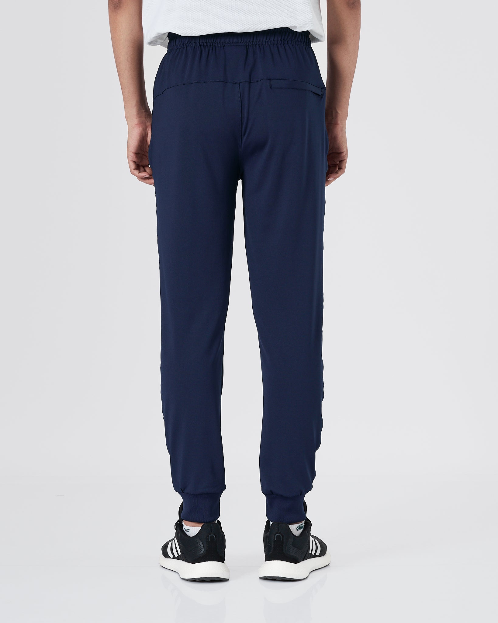 NIK Swooh Logo Embroidered Men Blue Track Pants 15.90