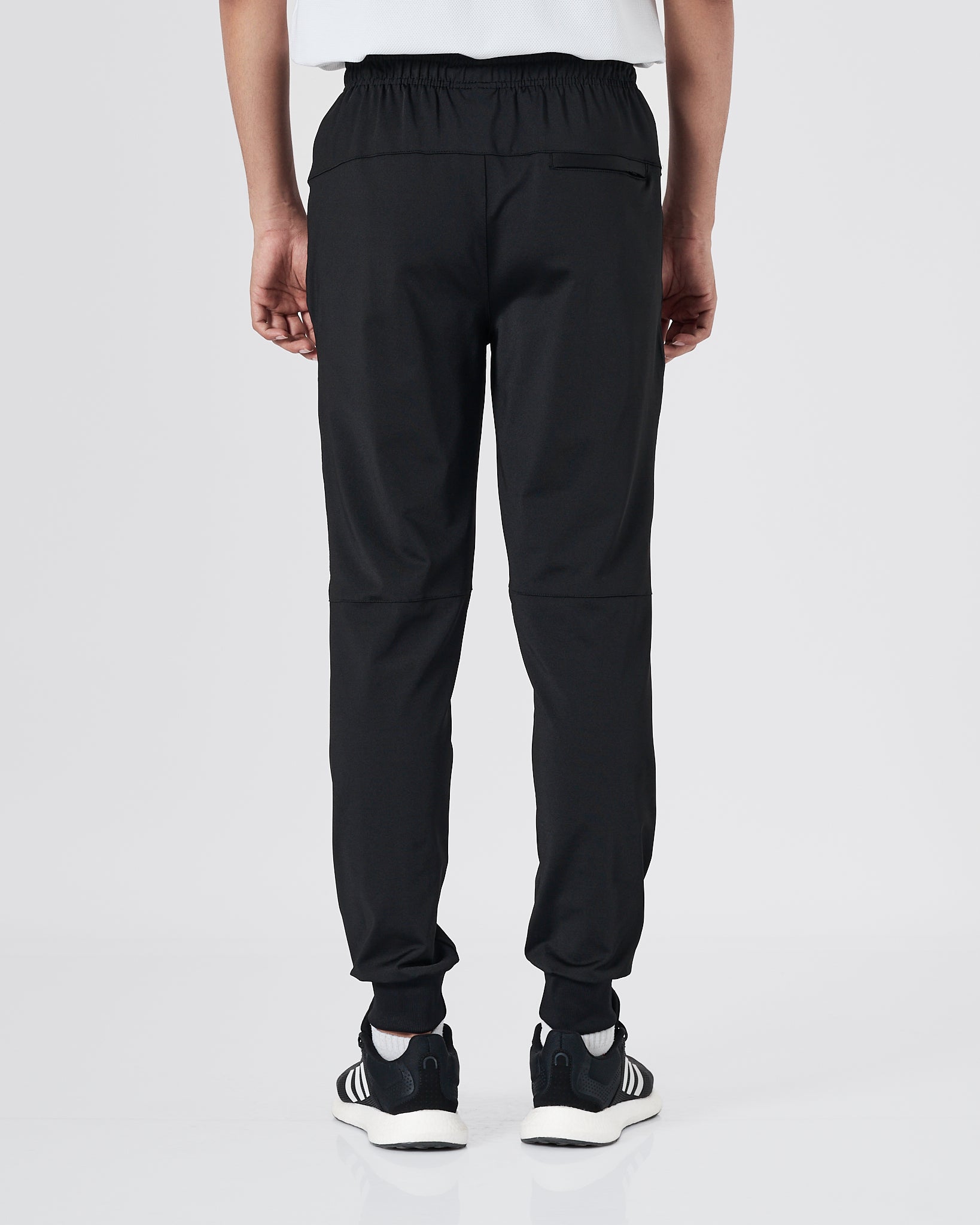 LAC Logo Embroidered Men Black Track Pants 17.90