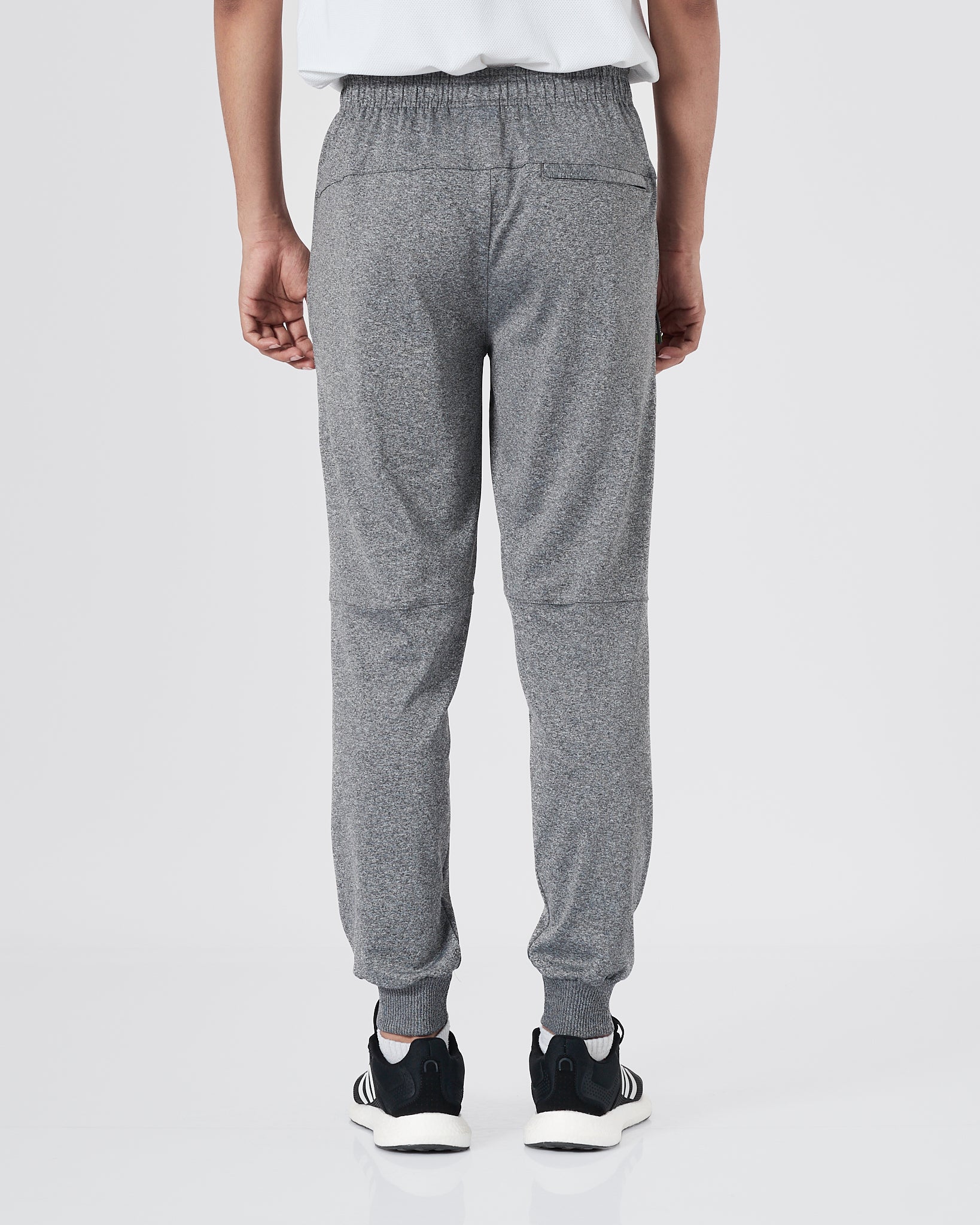 LAC Logo Embroidered Men Grey Track Pants 17.90