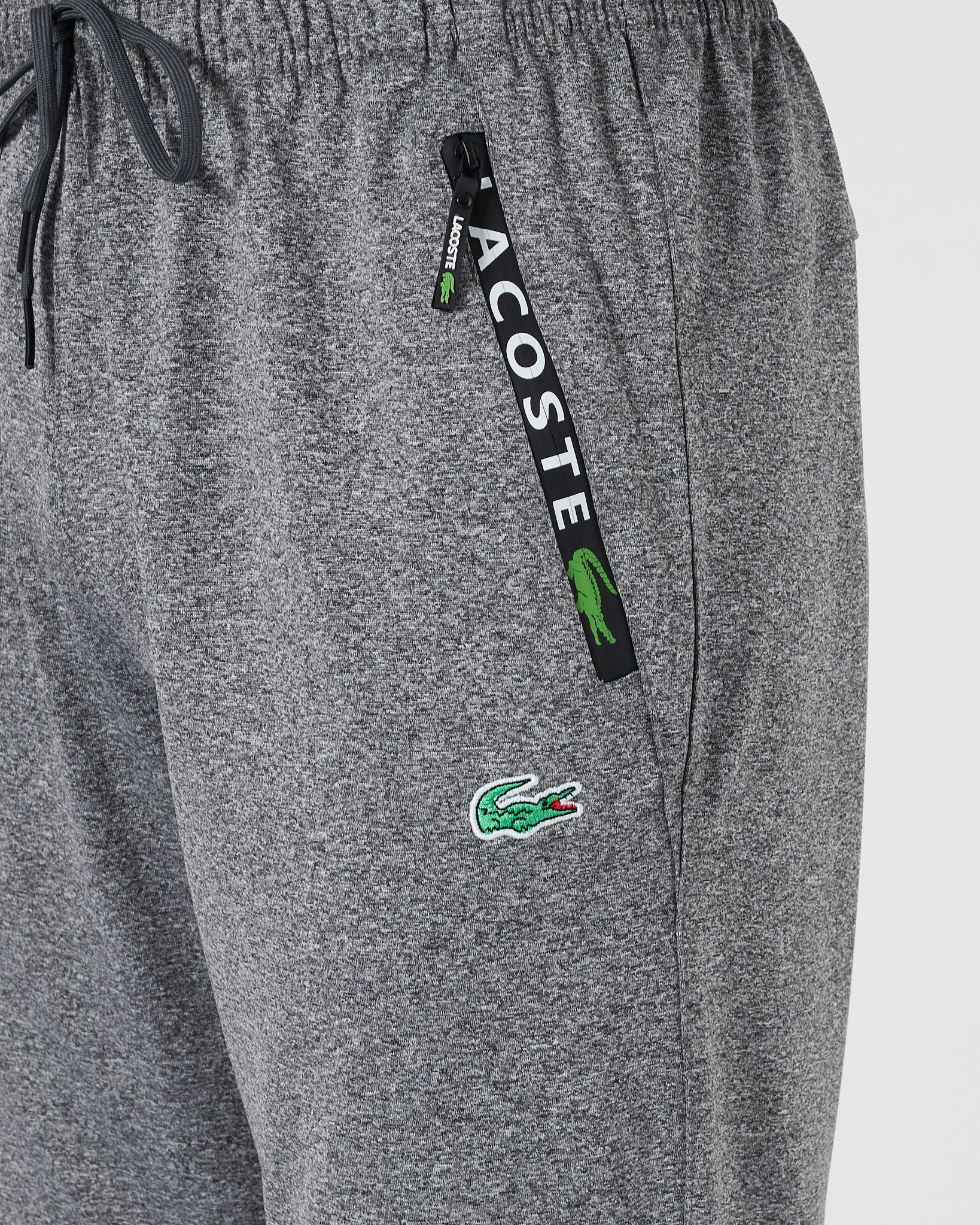 LAC Logo Embroidered Men Grey Track Pants 17.90